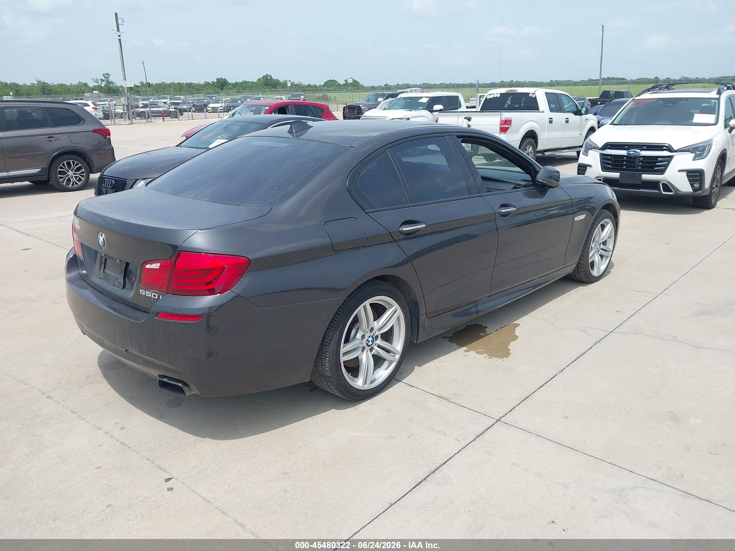 2012 Bmw 550i   Black vin: WBAFR9C50CDX79020