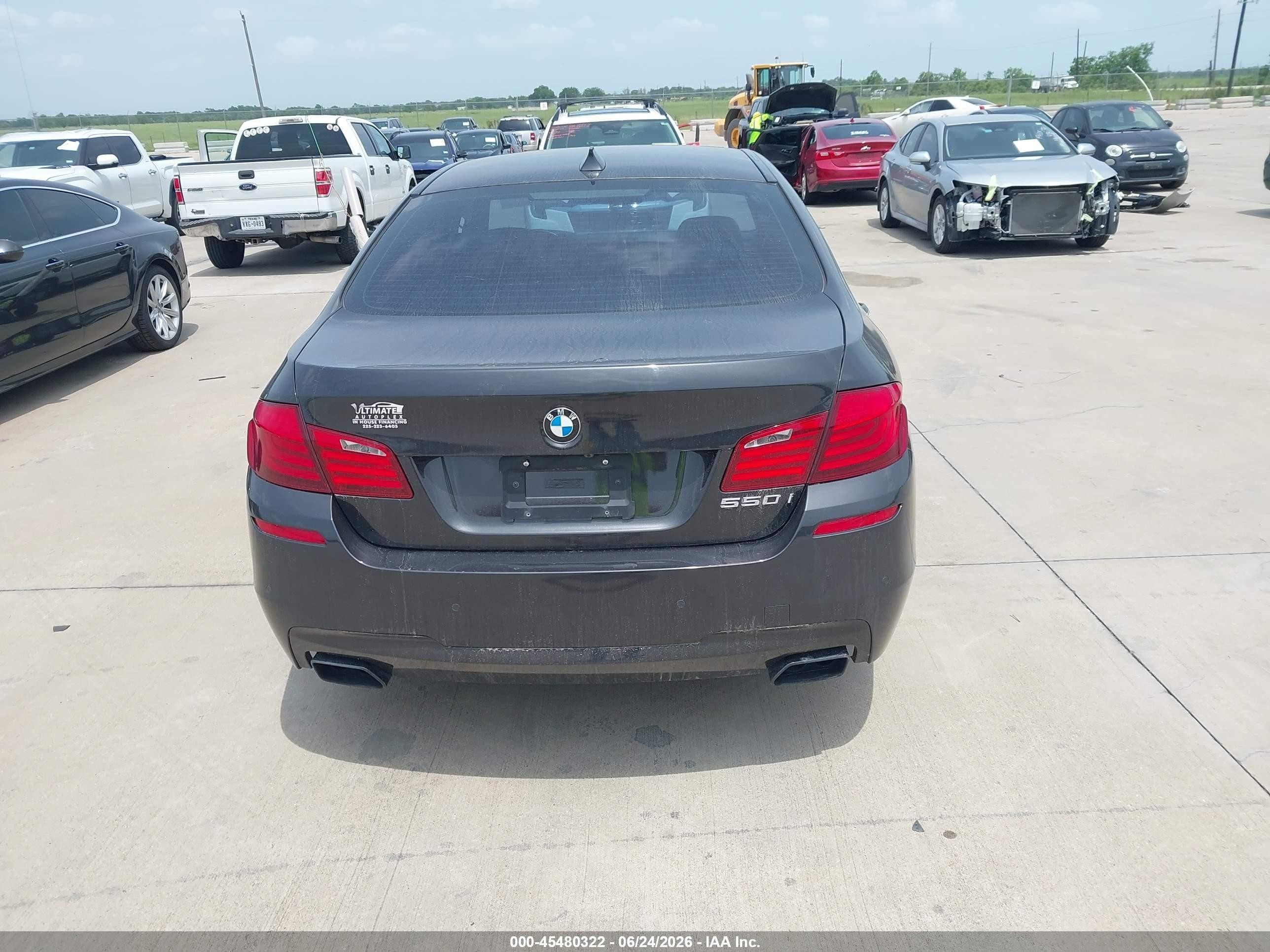 2012 Bmw 550i   Black vin: WBAFR9C50CDX79020