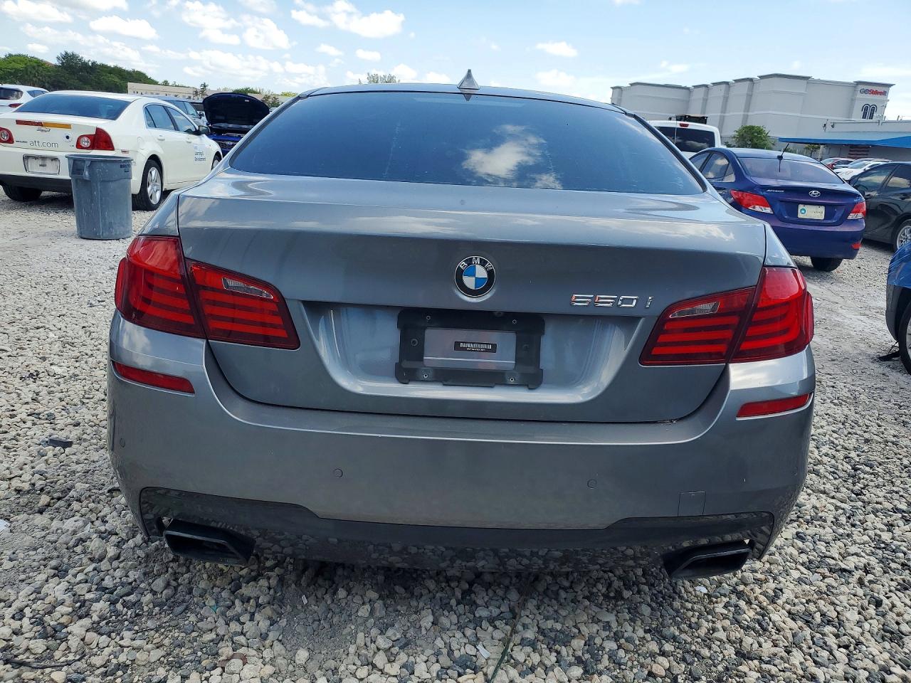 2013 Bmw 550 I Gray vin: WBAFR9C50DDX79875