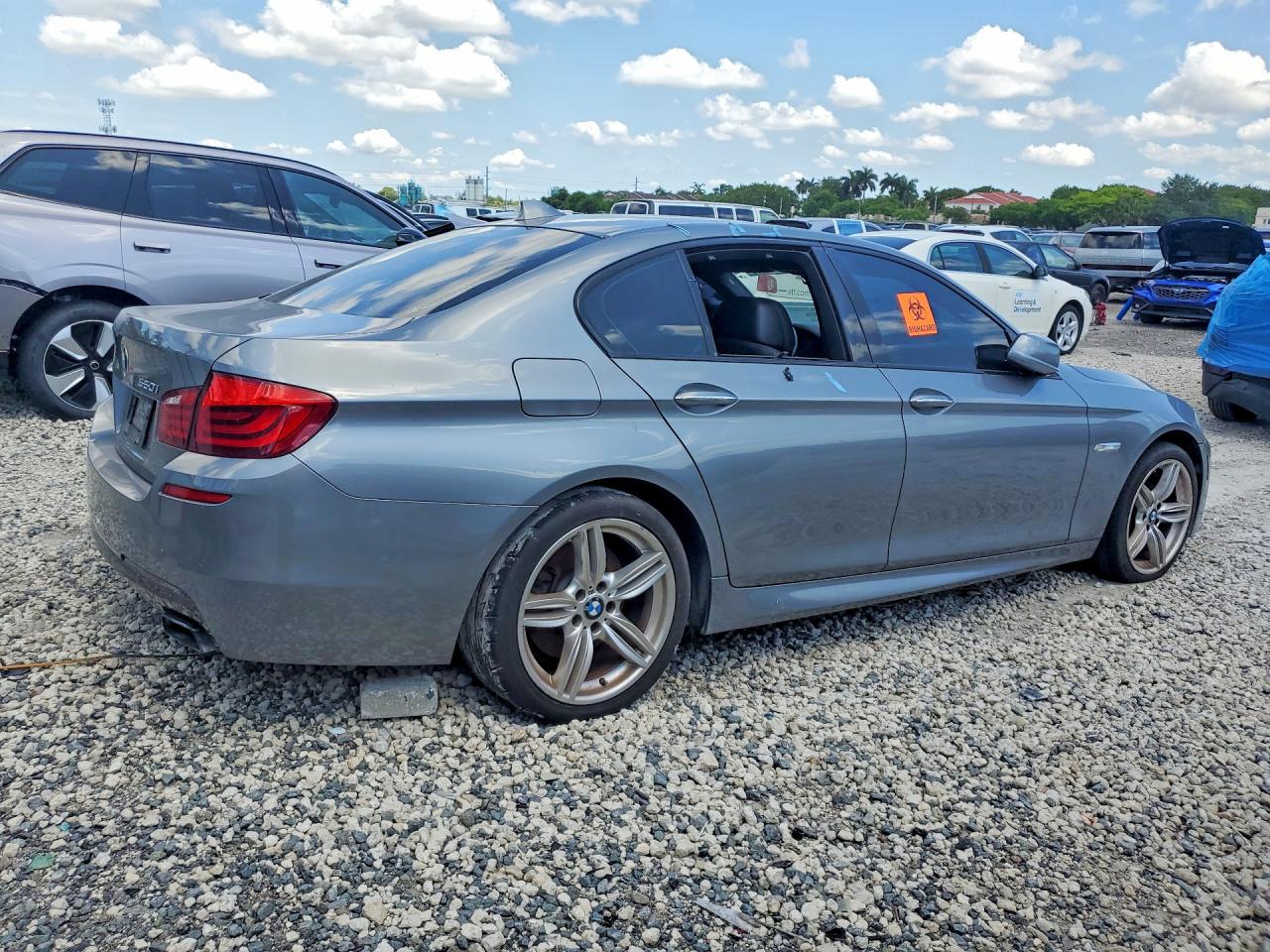 2013 Bmw 550 I Gray vin: WBAFR9C50DDX79875