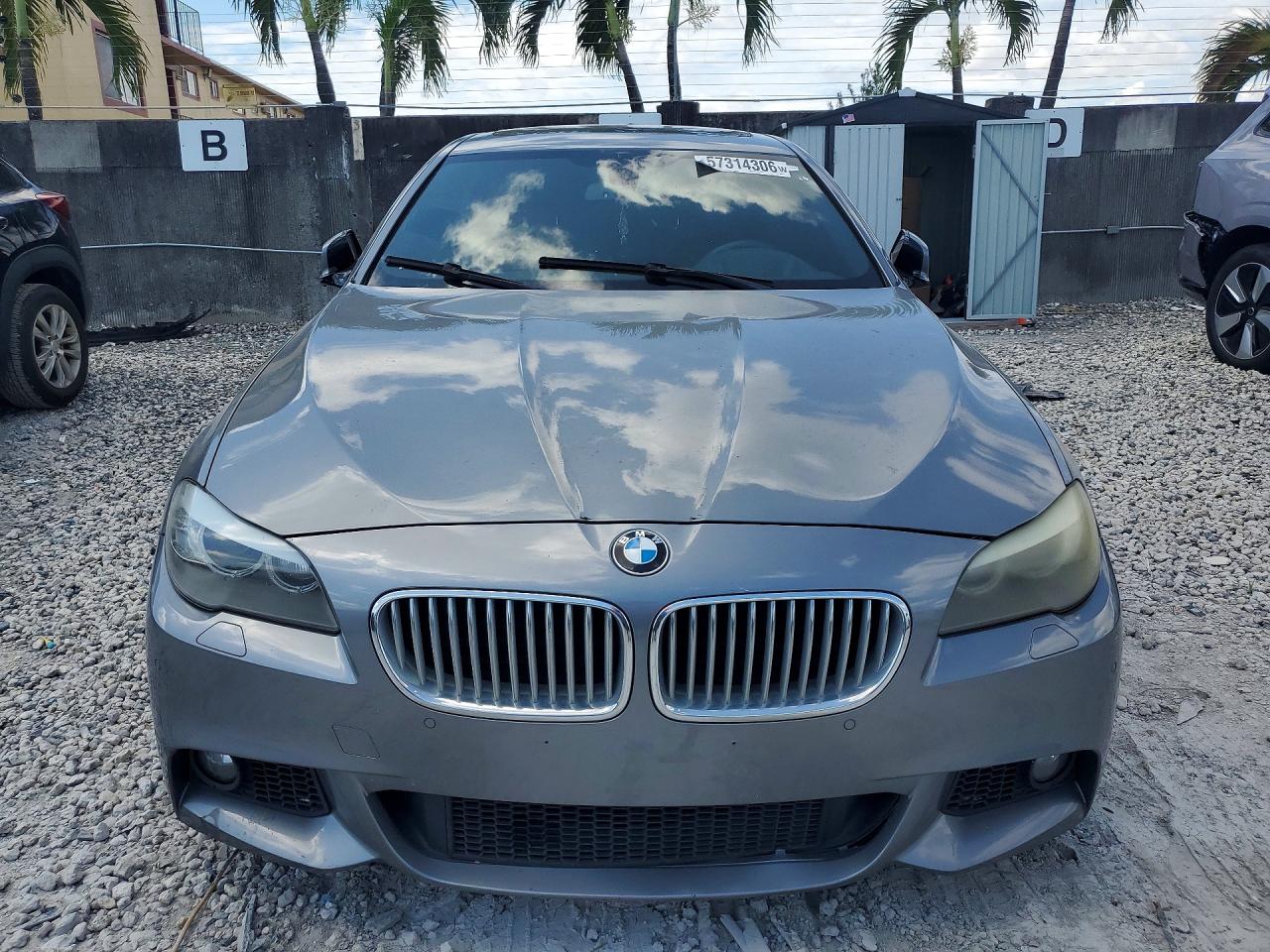 2013 Bmw 550 I Gray vin: WBAFR9C50DDX79875
