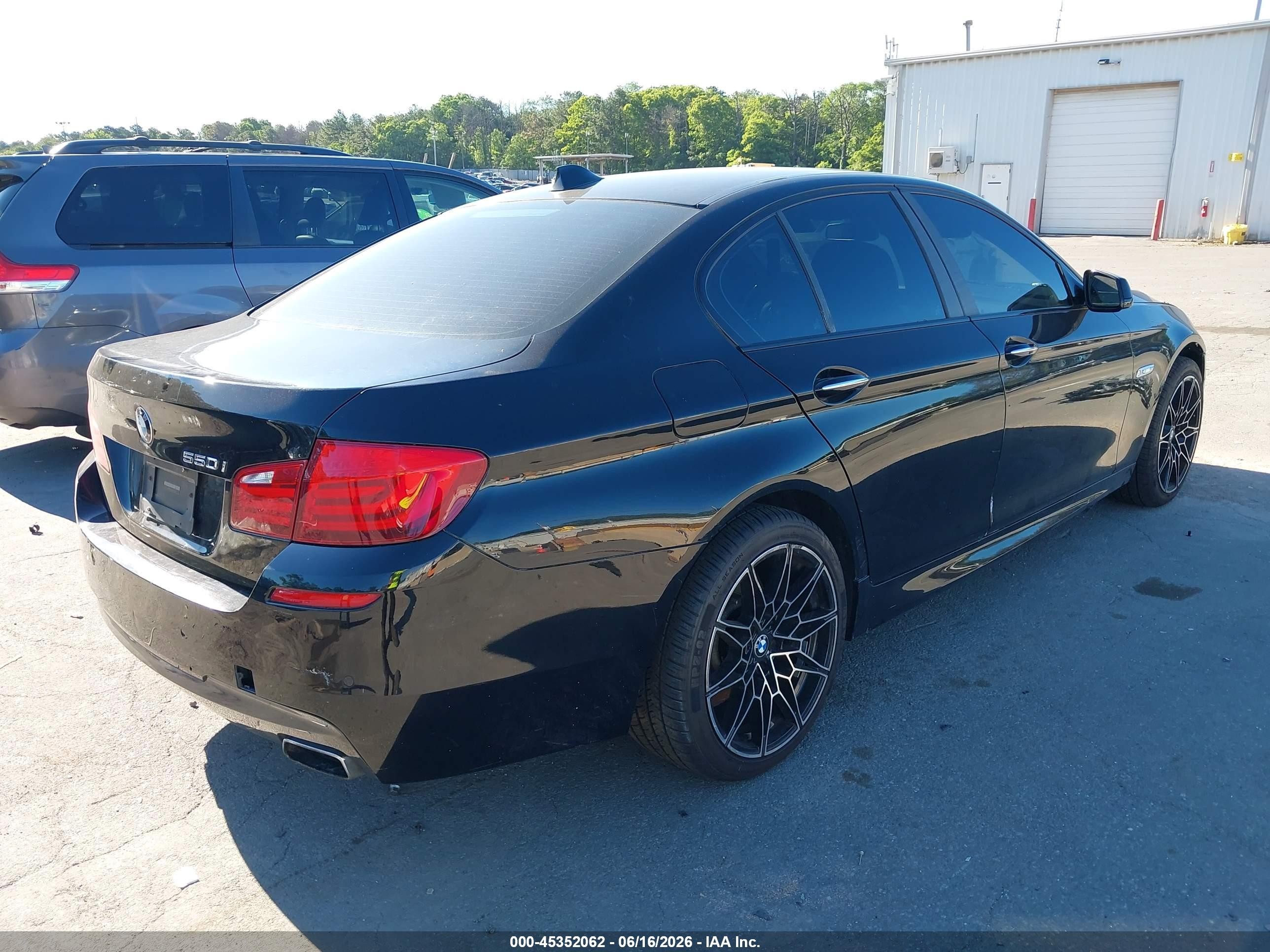 2011 Bmw 550i   Black vin: WBAFR9C51BC270249