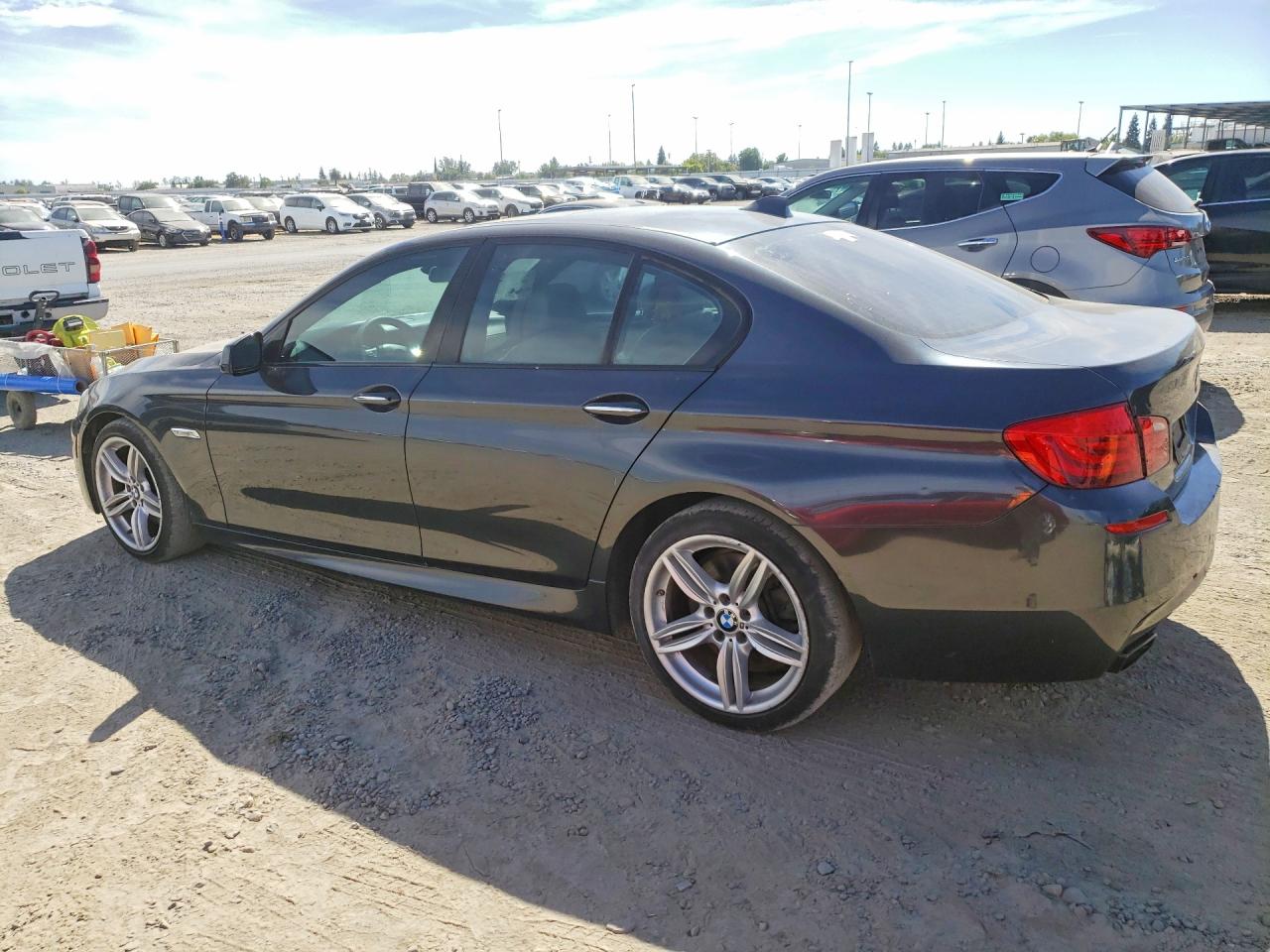 2011 Bmw 550 I Gray vin: WBAFR9C51BC757130