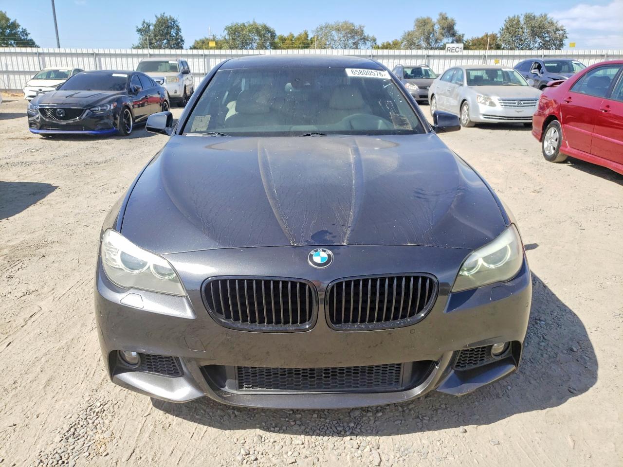 2011 Bmw 550 I Gray vin: WBAFR9C51BC757130