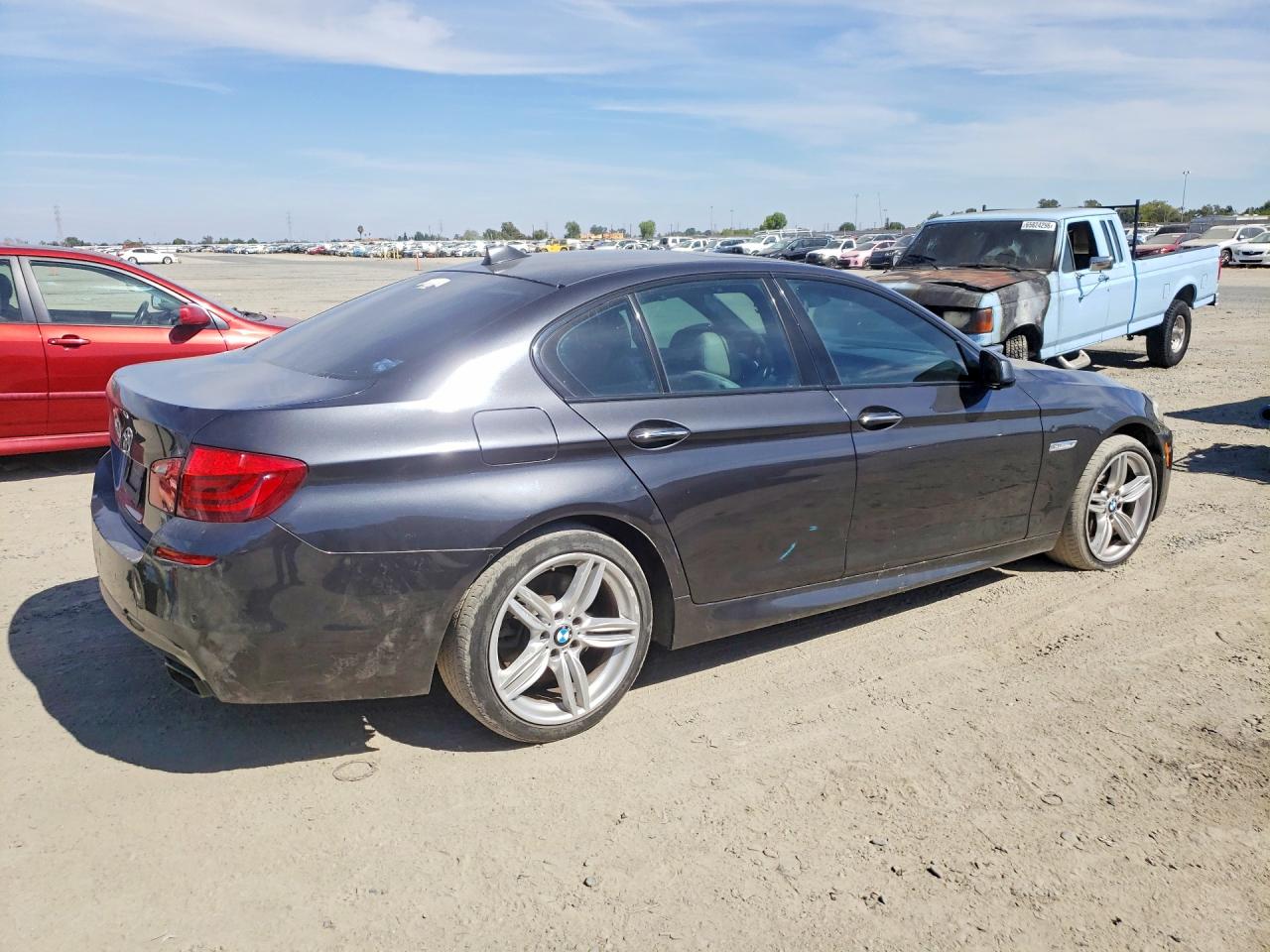 2011 Bmw 550 I Gray vin: WBAFR9C51BC757130