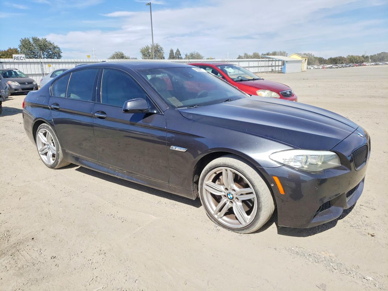 2011 Bmw 550 I Gray vin: WBAFR9C51BC757130
