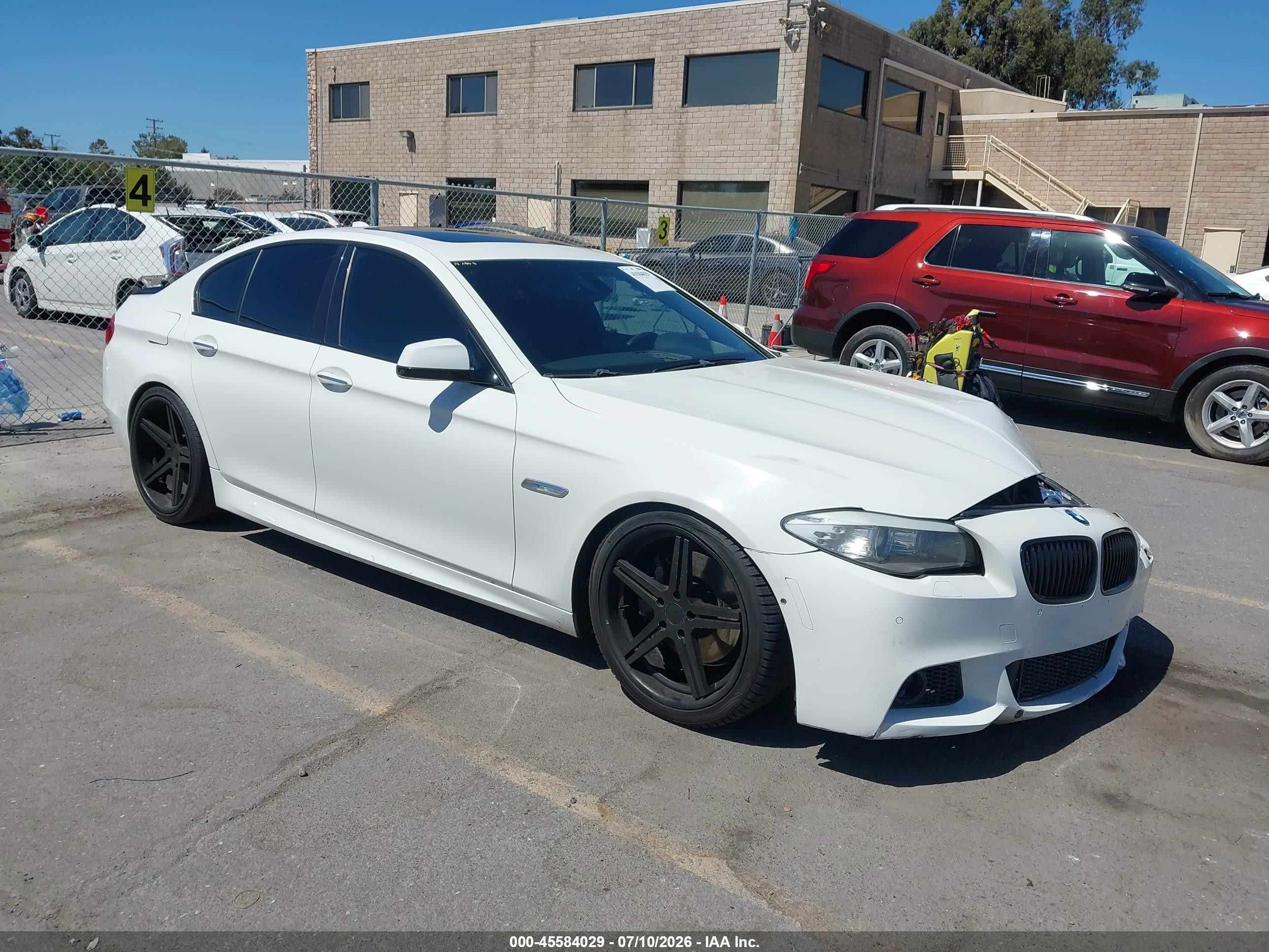 2011 Bmw 550i   Белый vin: WBAFR9C51BC757547