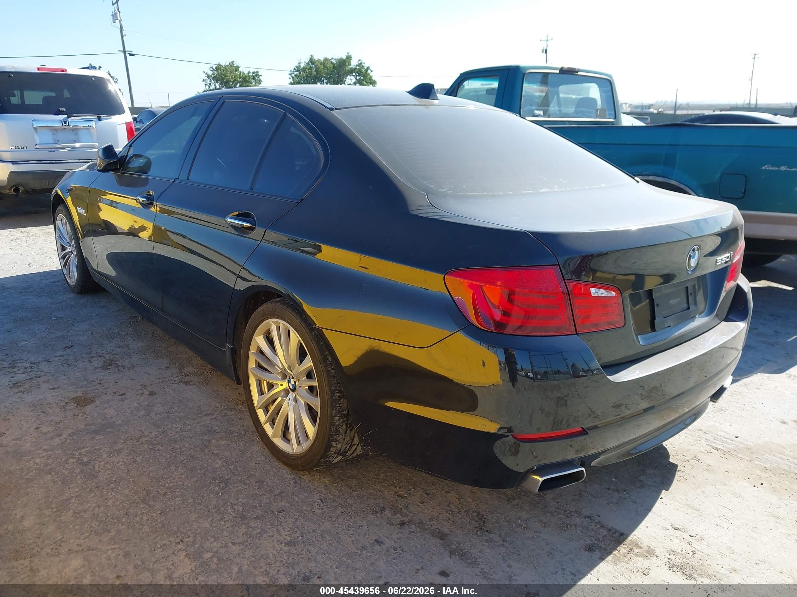 2012 Bmw 550i   Black vin: WBAFR9C51CDV58588