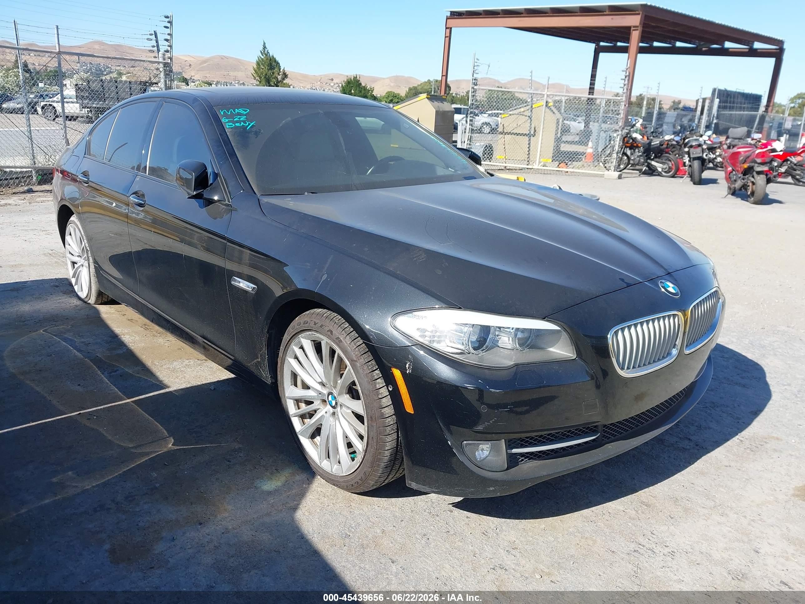 2012 Bmw 550i   Black vin: WBAFR9C51CDV58588