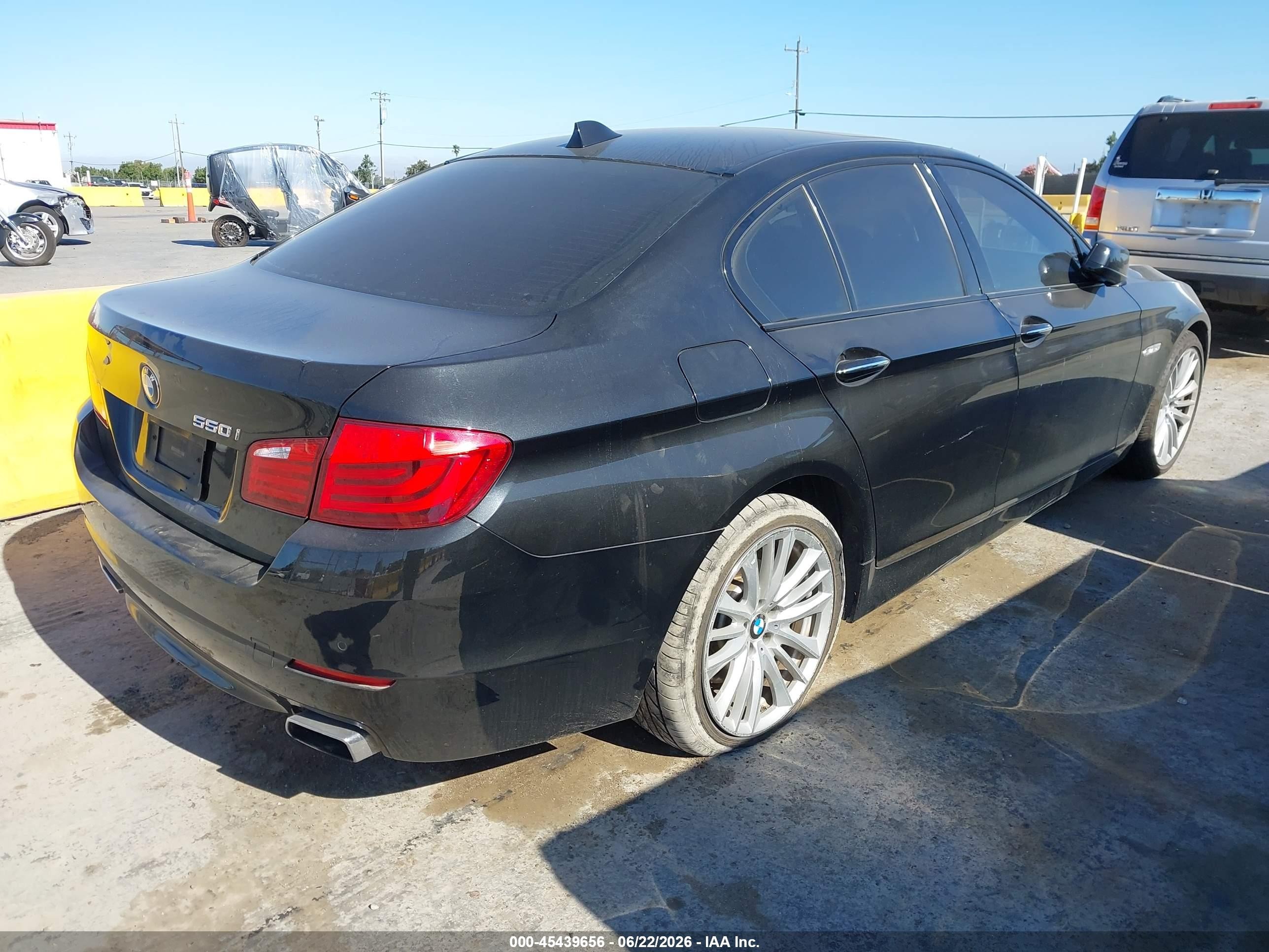 2012 Bmw 550i   Black vin: WBAFR9C51CDV58588