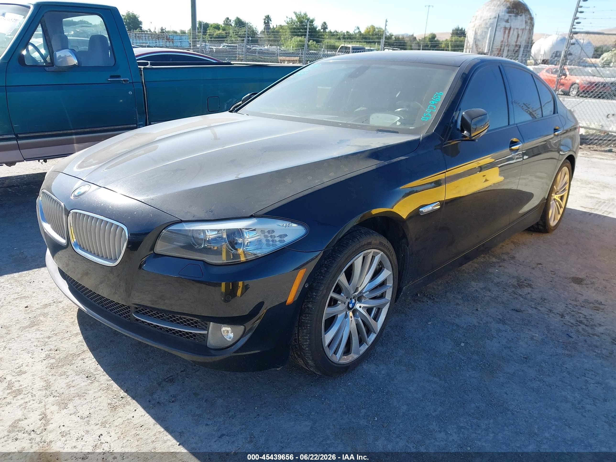 2012 Bmw 550i   Black vin: WBAFR9C51CDV58588