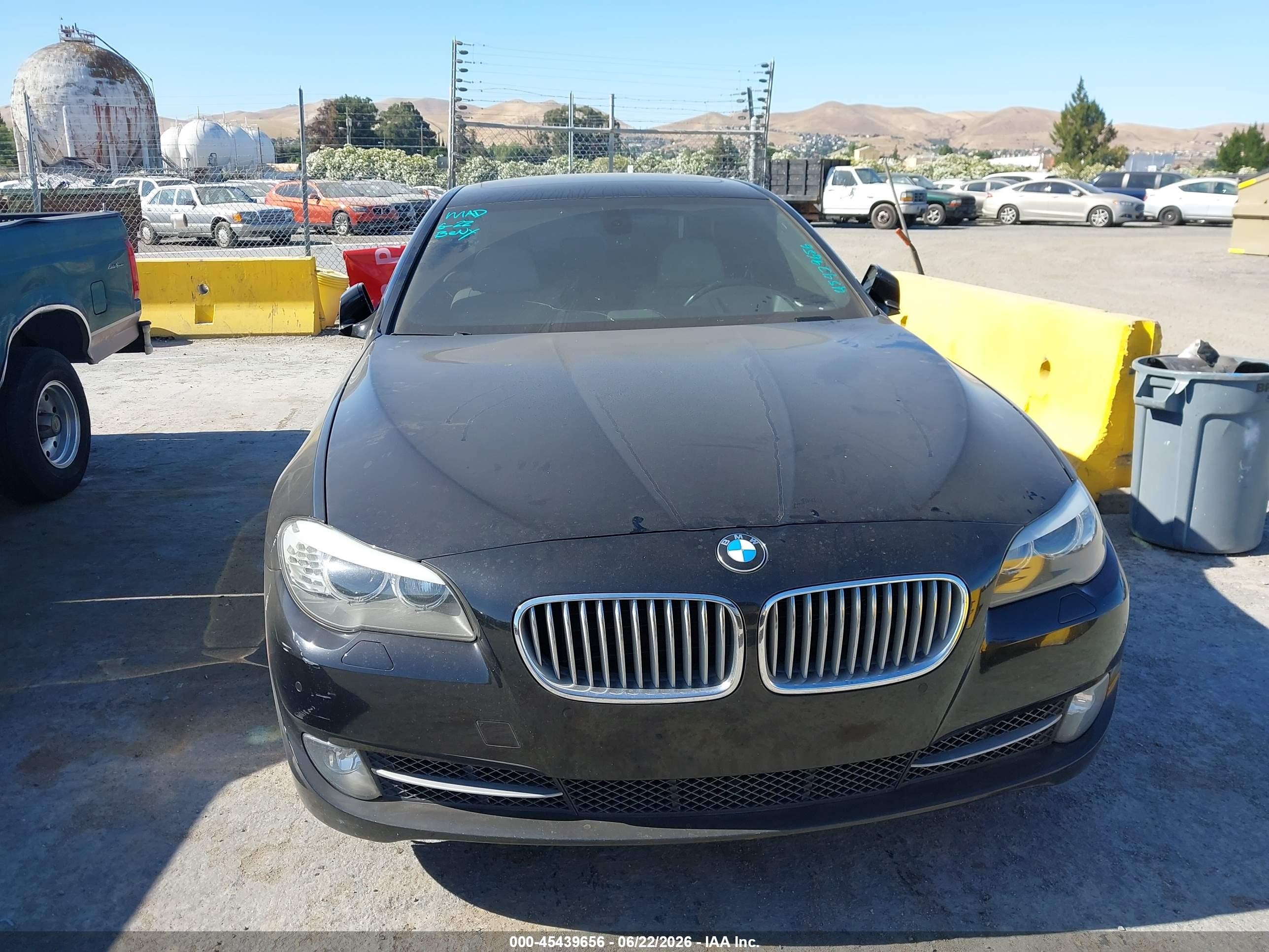 2012 Bmw 550i   Black vin: WBAFR9C51CDV58588