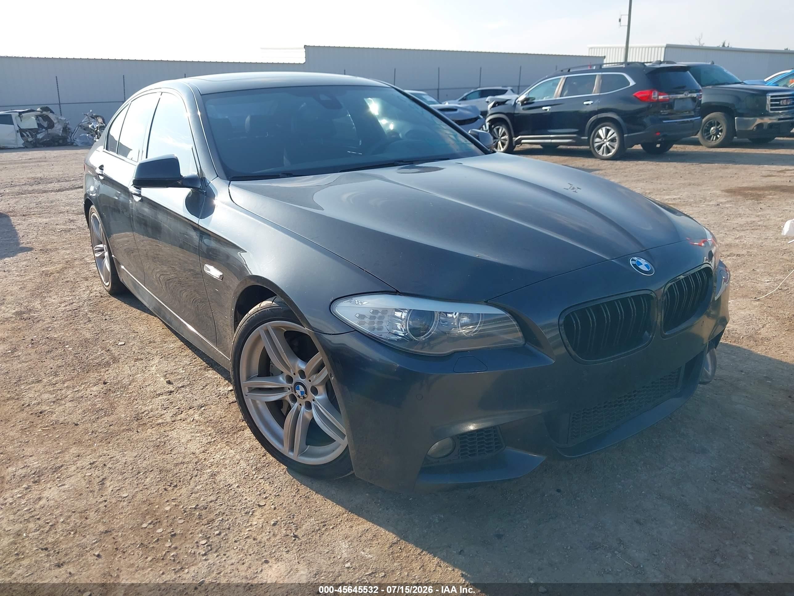 2013 Bmw 550i   Black vin: WBAFR9C51DD226863