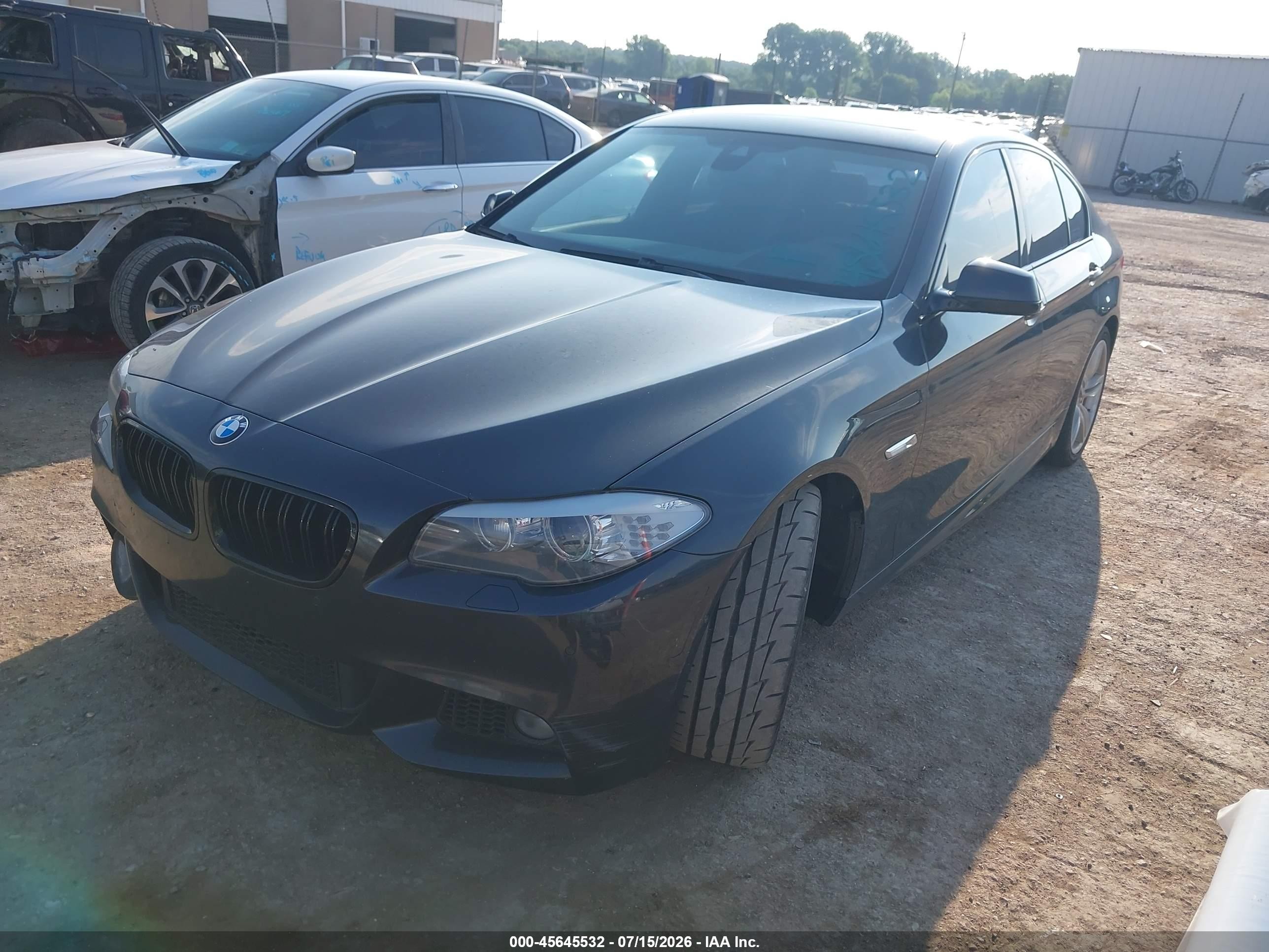 2013 Bmw 550i   Black vin: WBAFR9C51DD226863