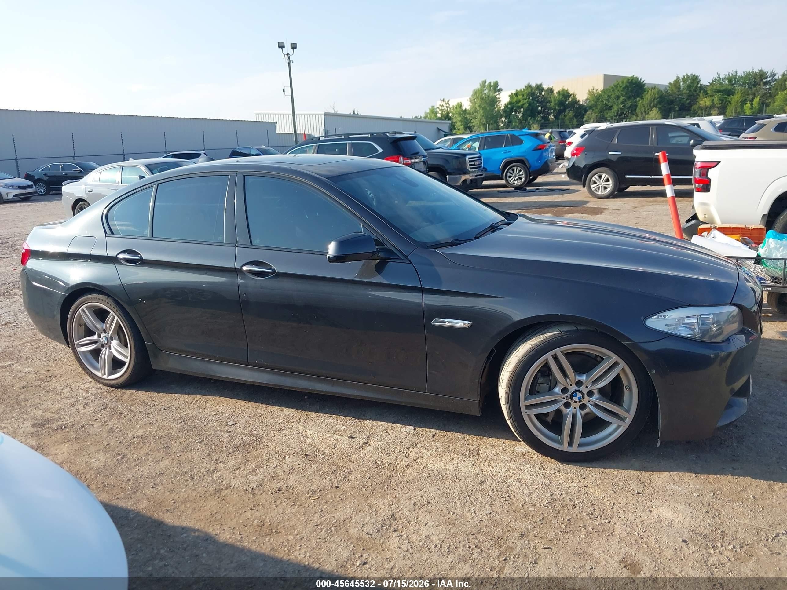 2013 Bmw 550i   Black vin: WBAFR9C51DD226863