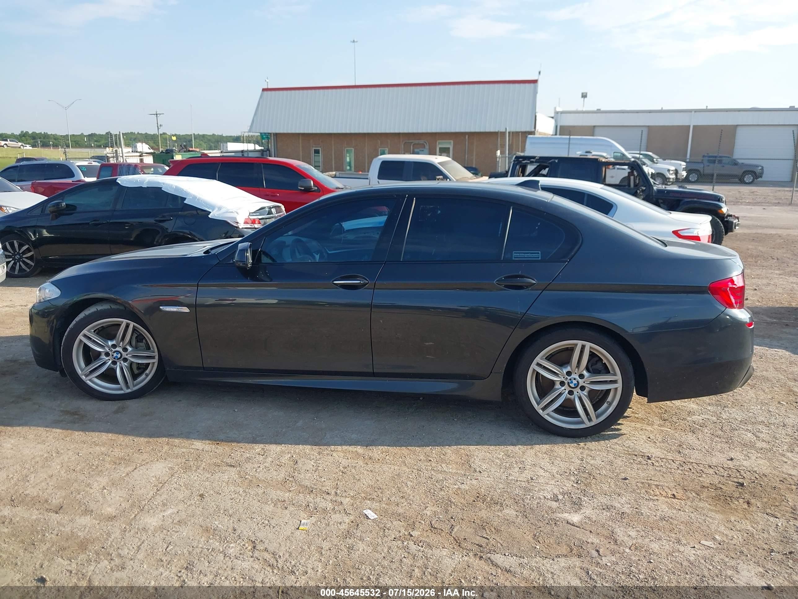 2013 Bmw 550i   Black vin: WBAFR9C51DD226863