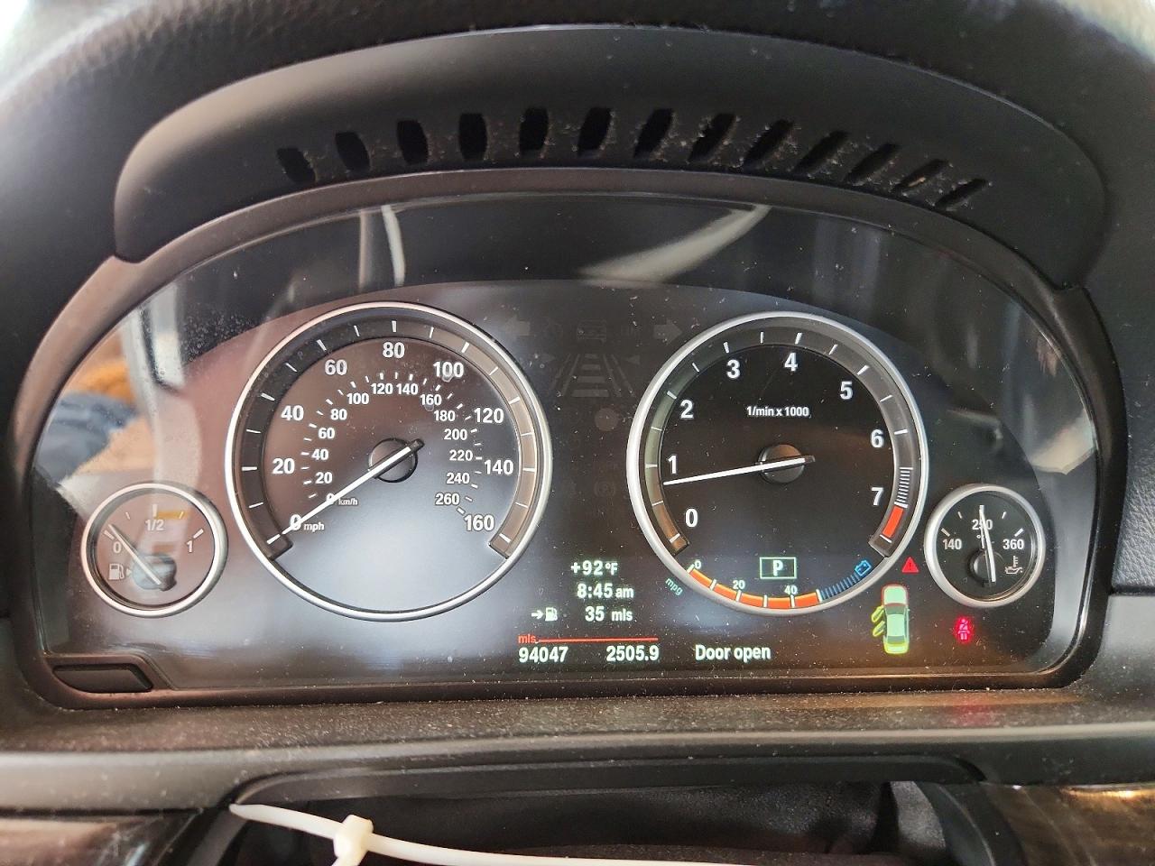 2013 Bmw 550 I Silver vin: WBAFR9C51DDX80274