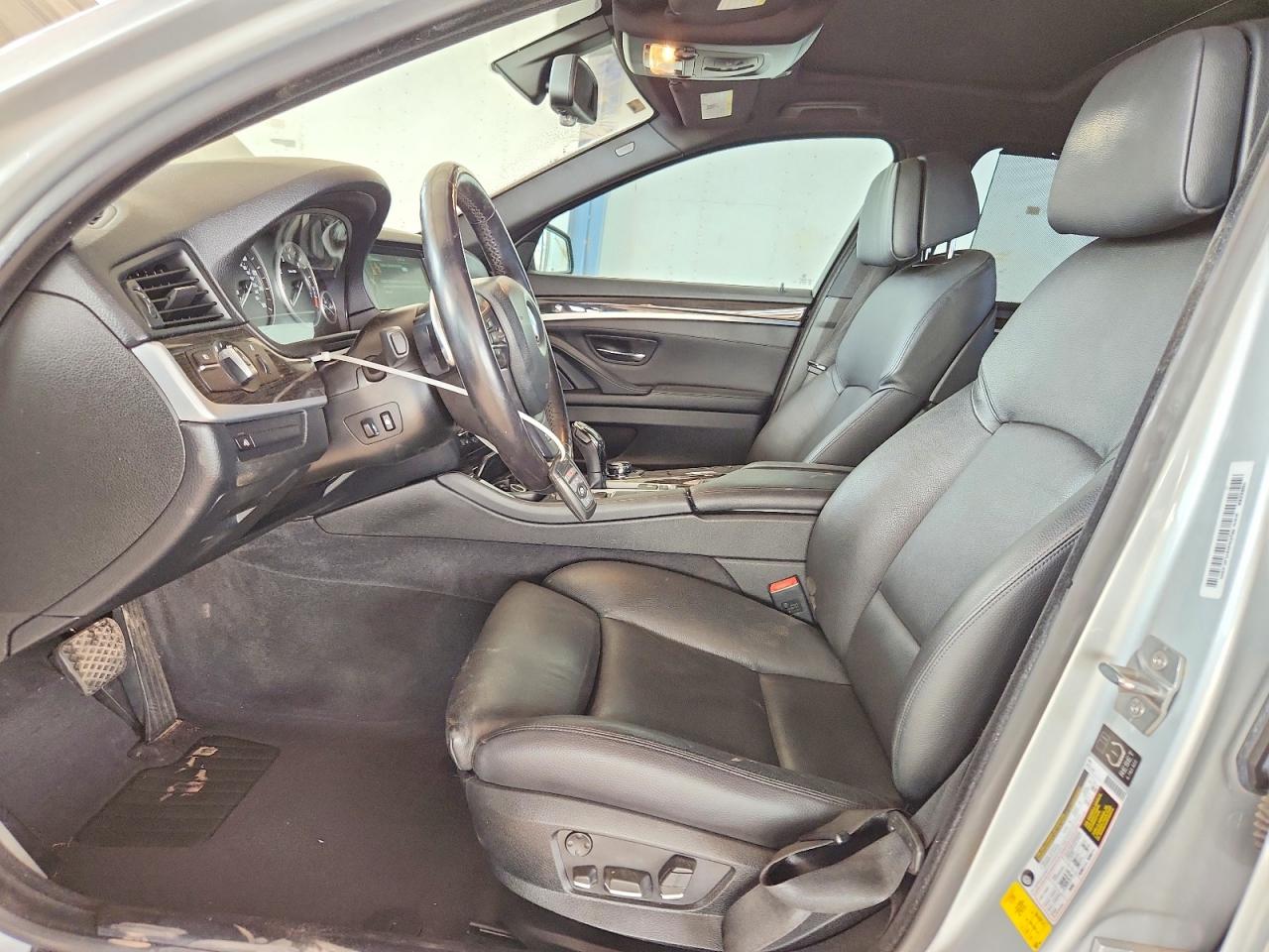 2013 Bmw 550 I Silver vin: WBAFR9C51DDX80274