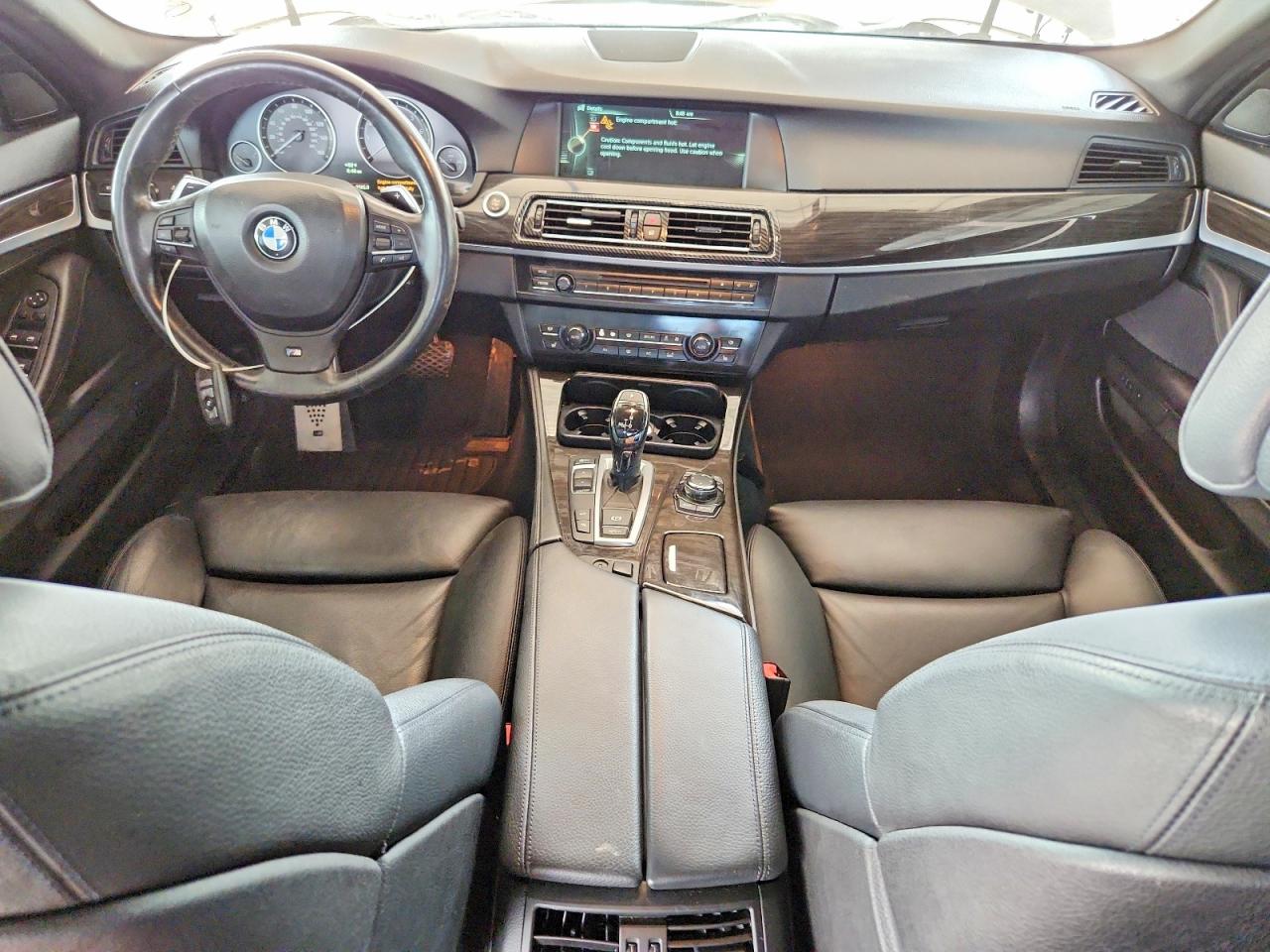 2013 Bmw 550 I Silver vin: WBAFR9C51DDX80274