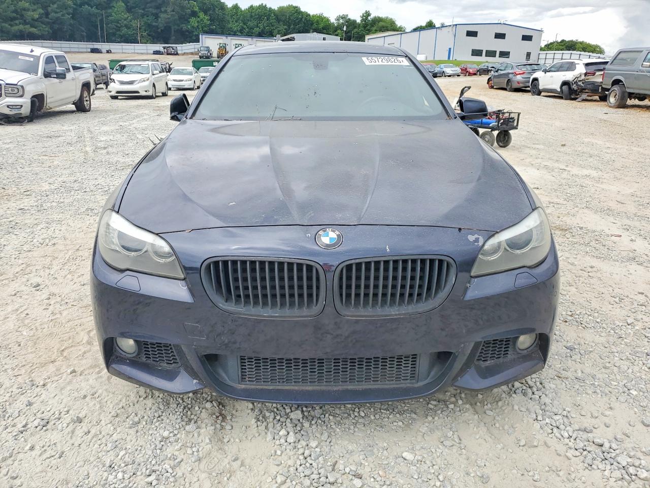 2013 Bmw 550 I Blue vin: WBAFR9C51DDX80629