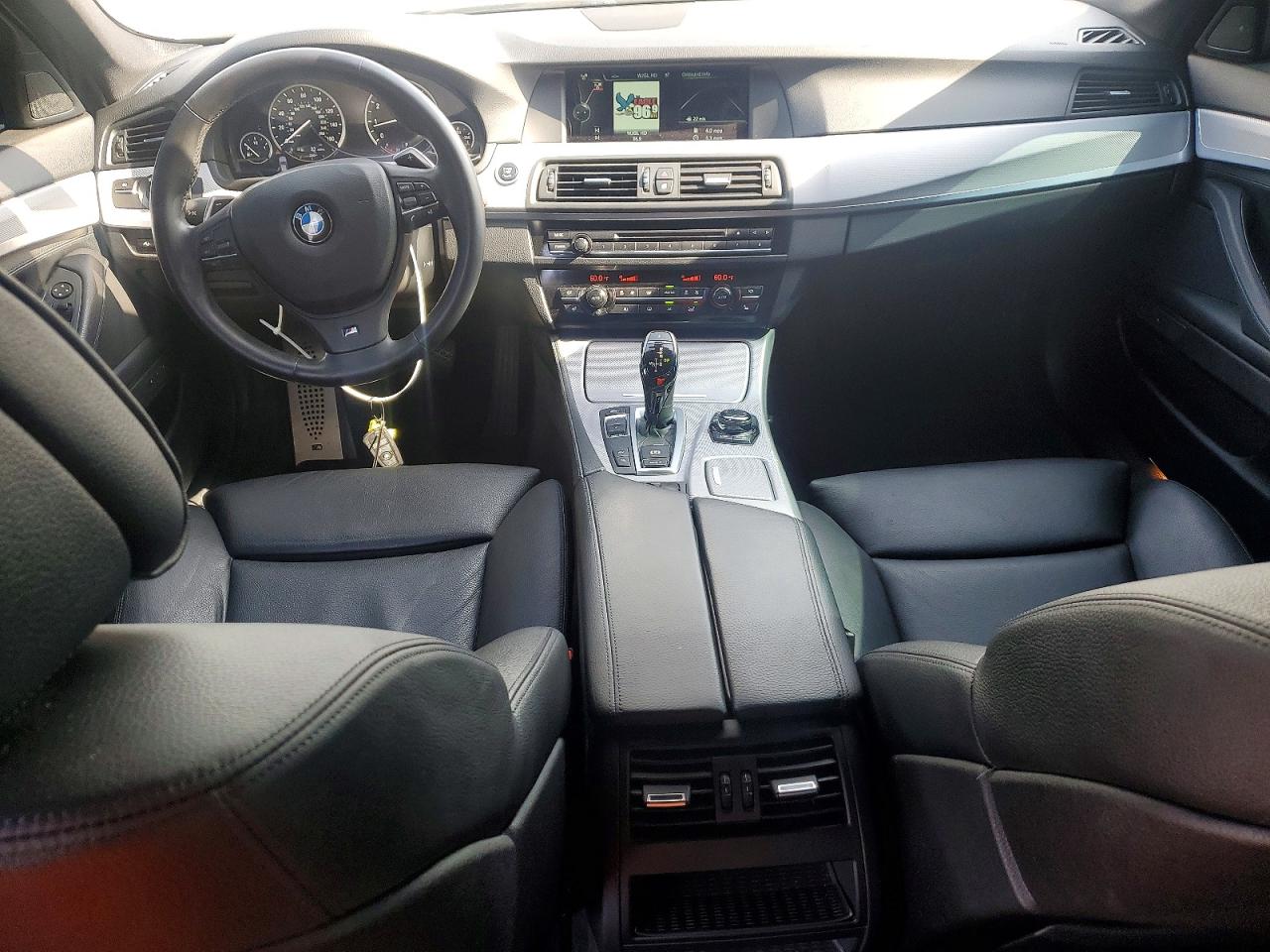 2013 Bmw 550 I Silver vin: WBAFR9C51DDX80663