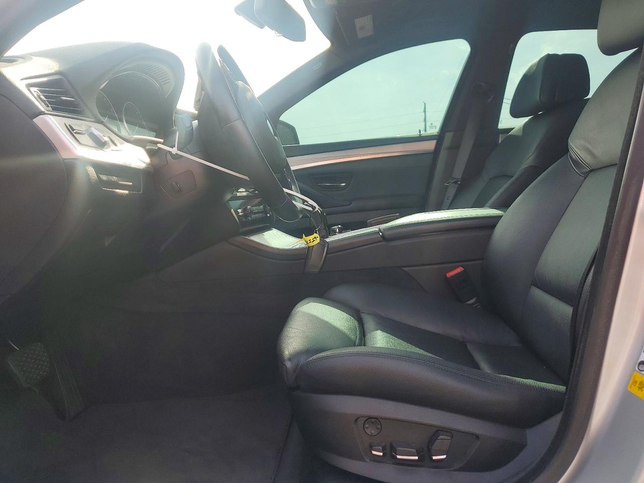2013 Bmw 550 I Silver vin: WBAFR9C51DDX80663