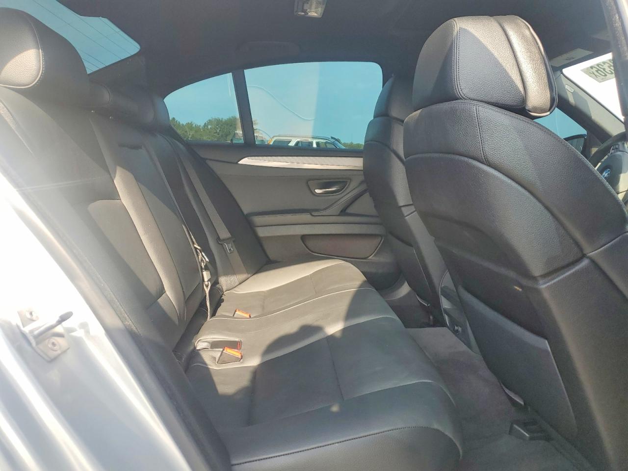 2013 Bmw 550 I Silver vin: WBAFR9C51DDX80663