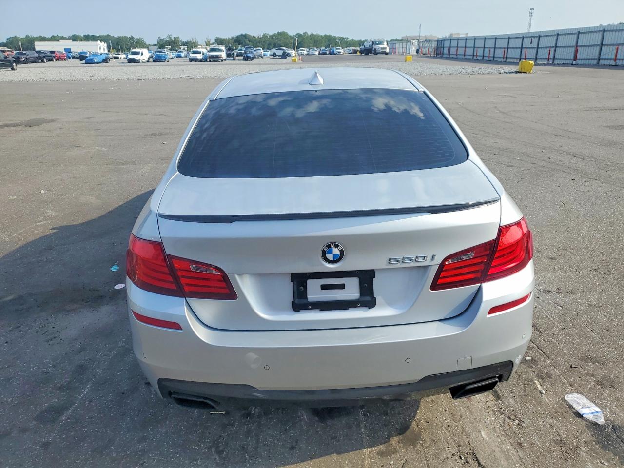 2013 Bmw 550 I Silver vin: WBAFR9C51DDX80663