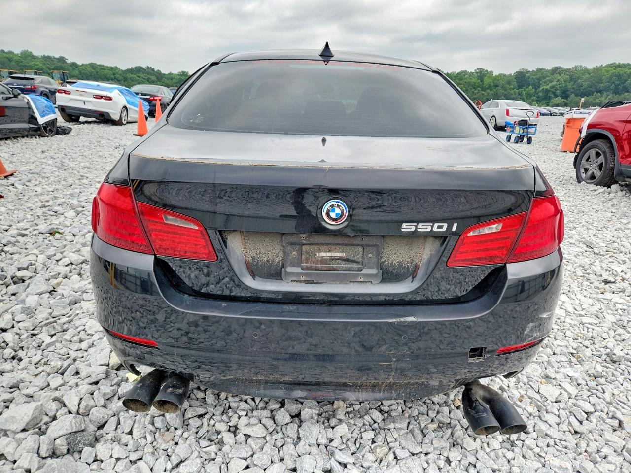 2011 Bmw 550 I Black vin: WBAFR9C52BC270258