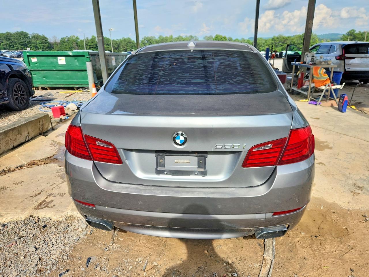 2011 Bmw 550 I Gray vin: WBAFR9C52BC270857
