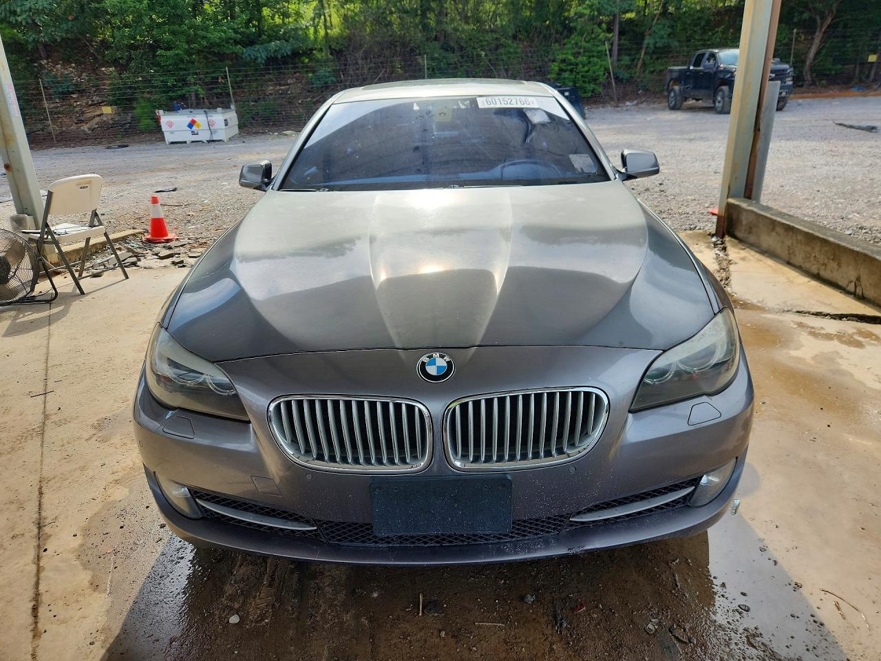 2011 Bmw 550 I Gray vin: WBAFR9C52BC270857