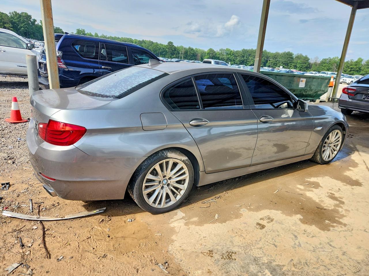 2011 Bmw 550 I Gray vin: WBAFR9C52BC270857