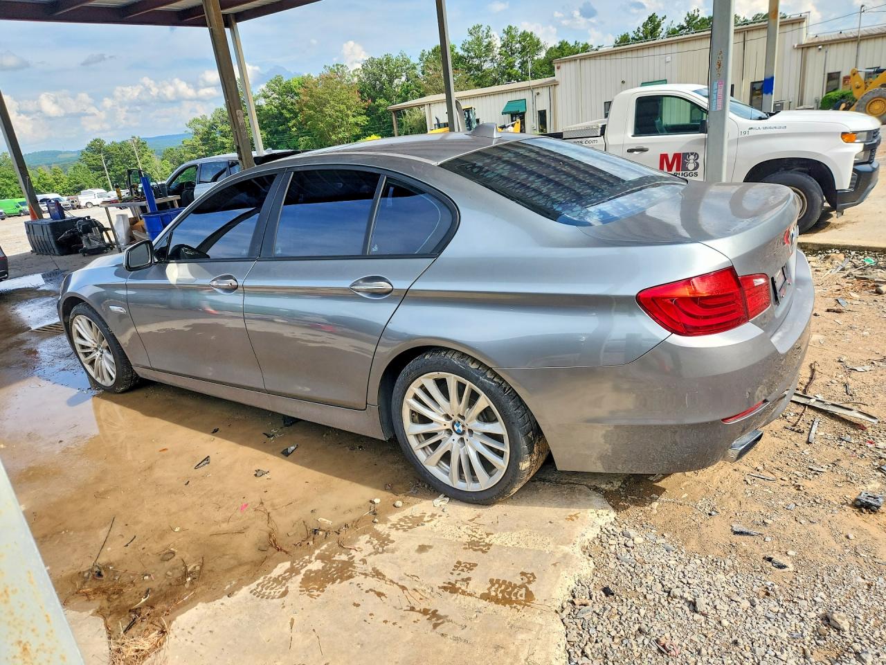 2011 Bmw 550 I Gray vin: WBAFR9C52BC270857