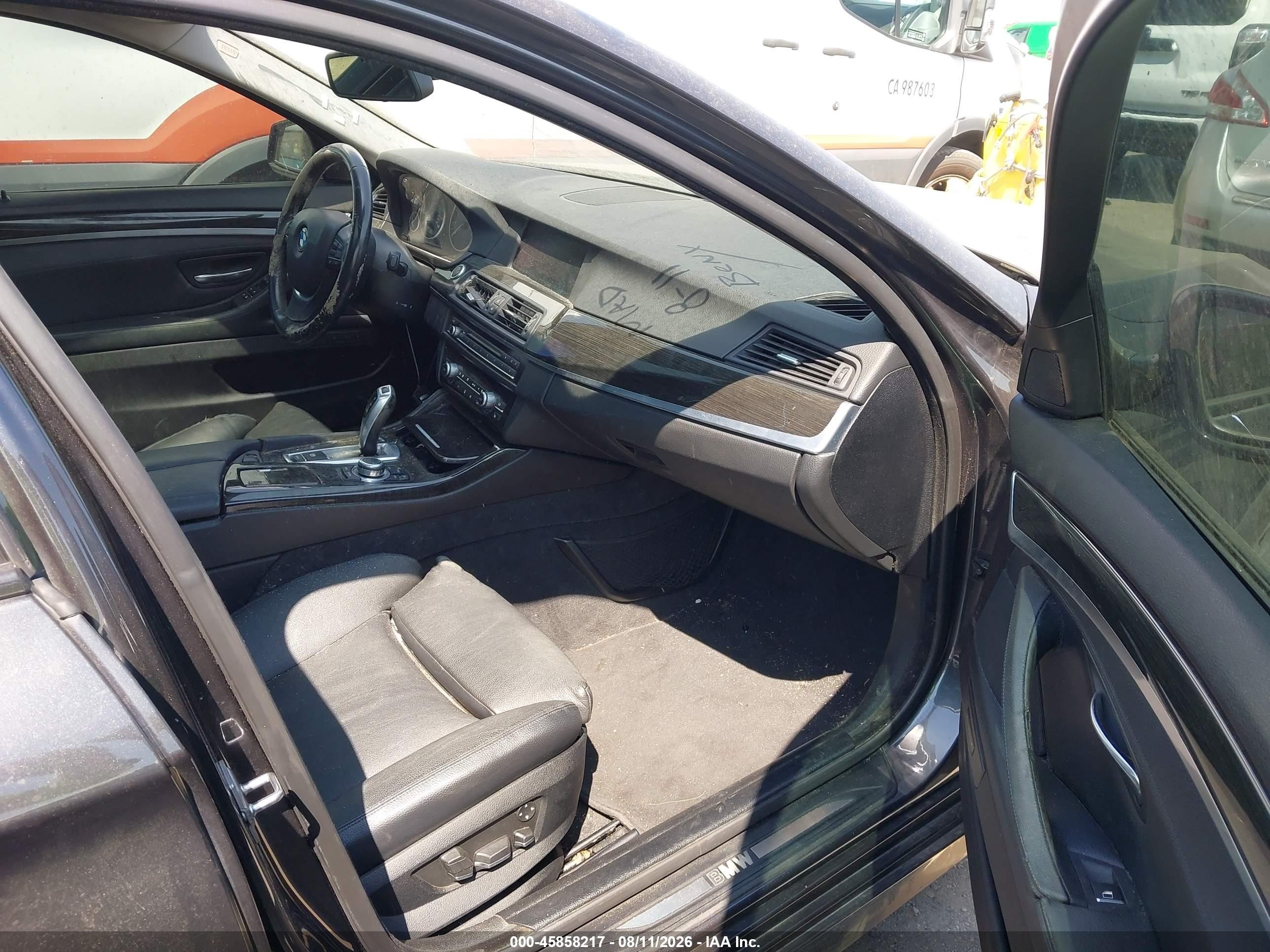 2011 Bmw 550i   Black vin: WBAFR9C52BC617930