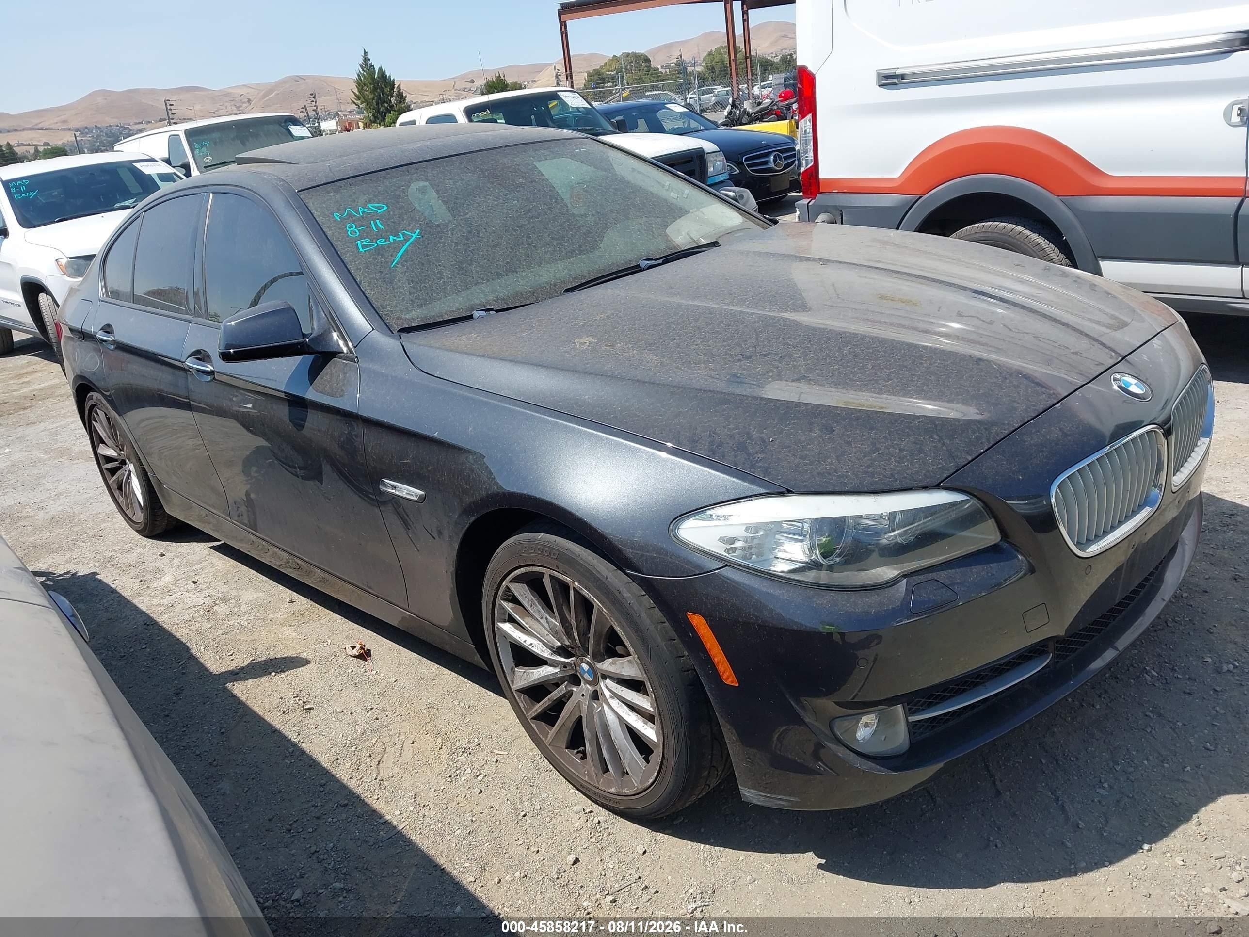 2011 Bmw 550i   Black vin: WBAFR9C52BC617930