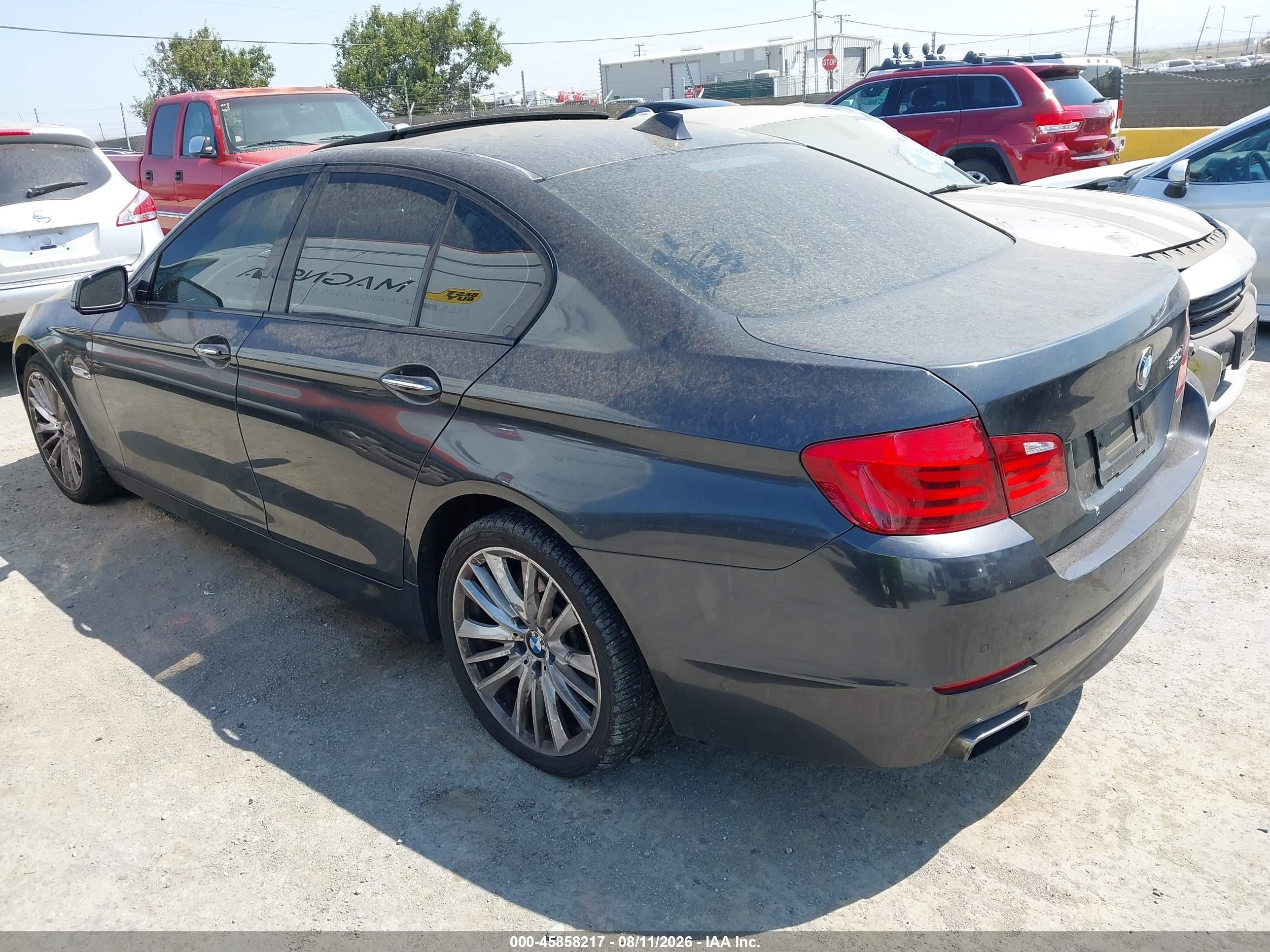 2011 Bmw 550i   Black vin: WBAFR9C52BC617930