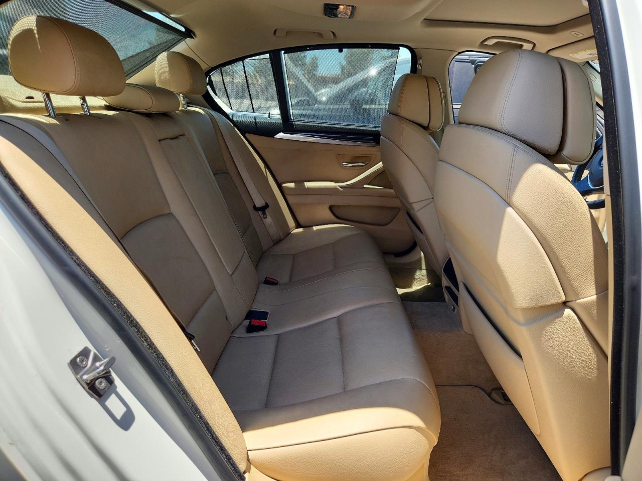 2011 Bmw 550 I White vin: WBAFR9C52BC618267