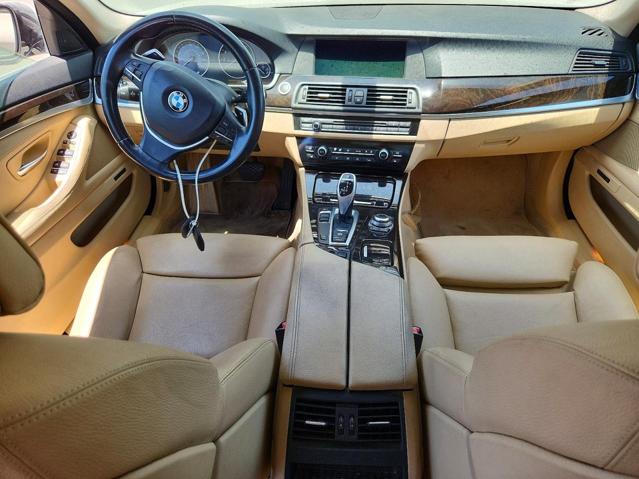 2011 Bmw 550 I White vin: WBAFR9C52BC618267