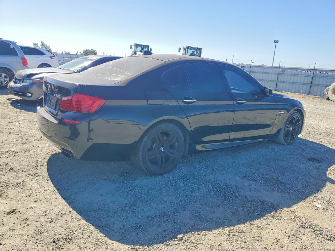 2011 Bmw 550 I Black vin: WBAFR9C52BC758383