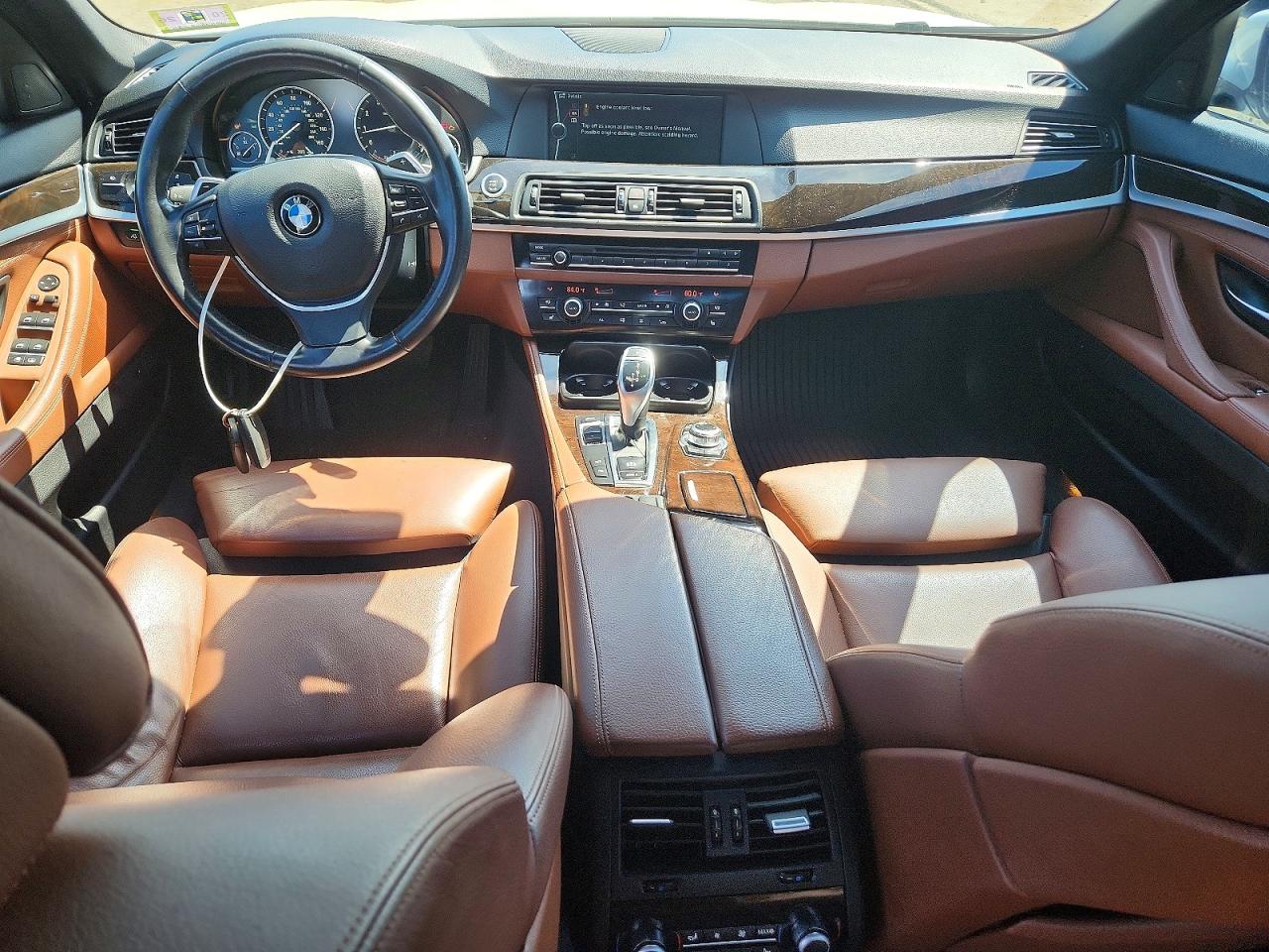 2011 Bmw 550 I White vin: WBAFR9C52BC758710