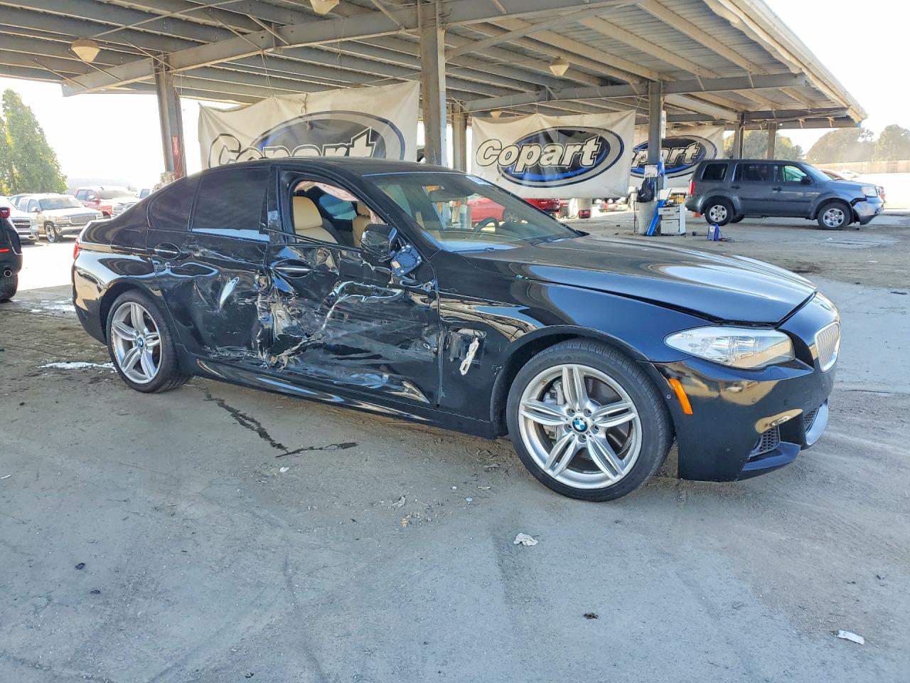 2012 Bmw 550 I Black vin: WBAFR9C52CDV58857