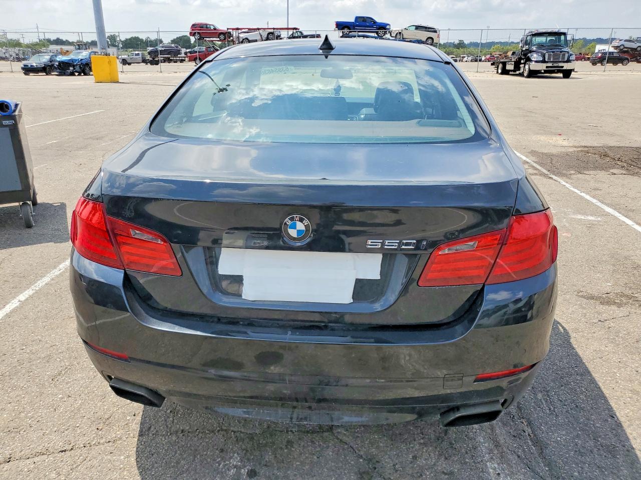 2011 Bmw 550 I Black vin: WBAFR9C53BC617807