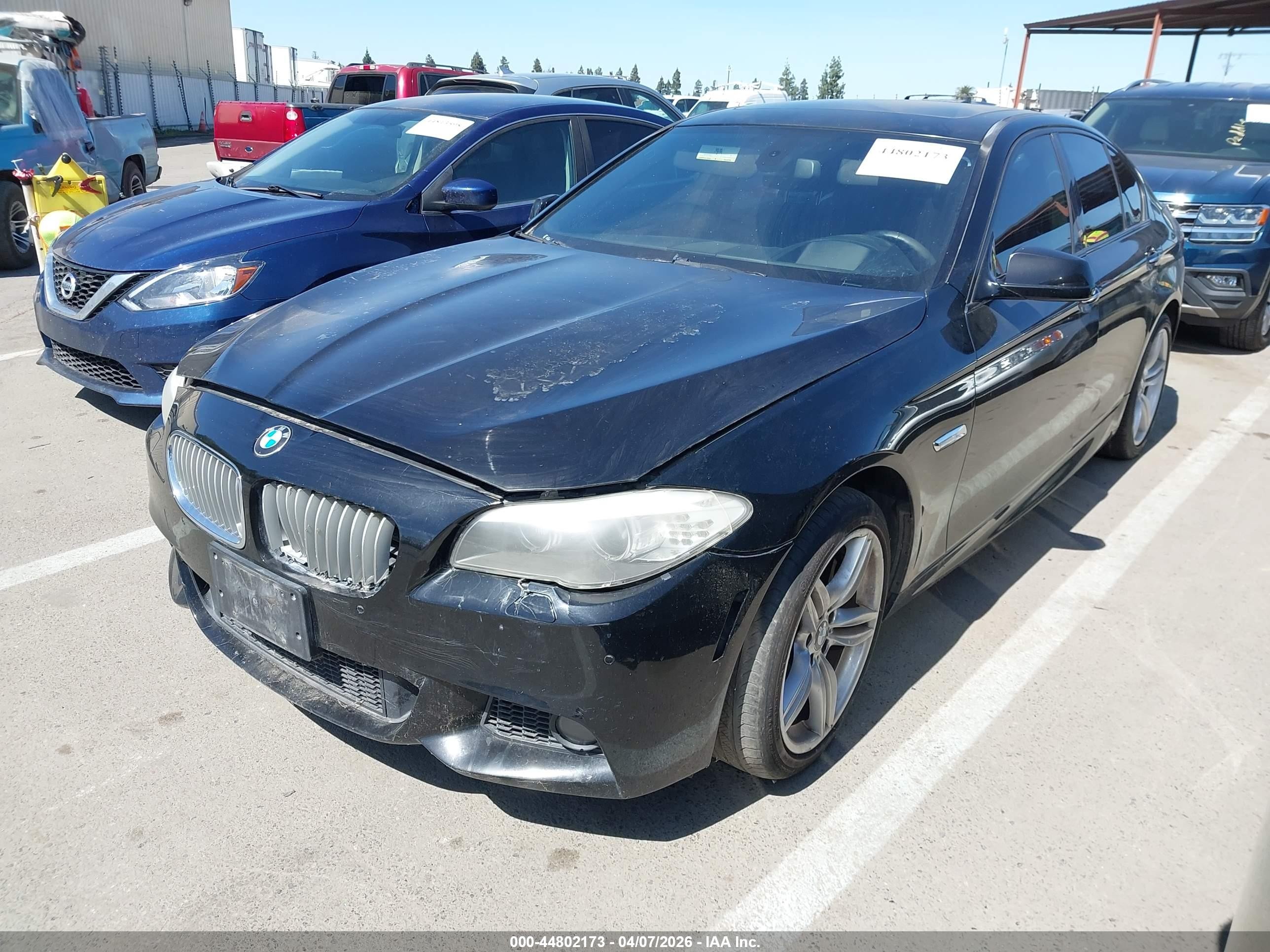 2012 Bmw 550i   Черный vin: WBAFR9C53CDV59273