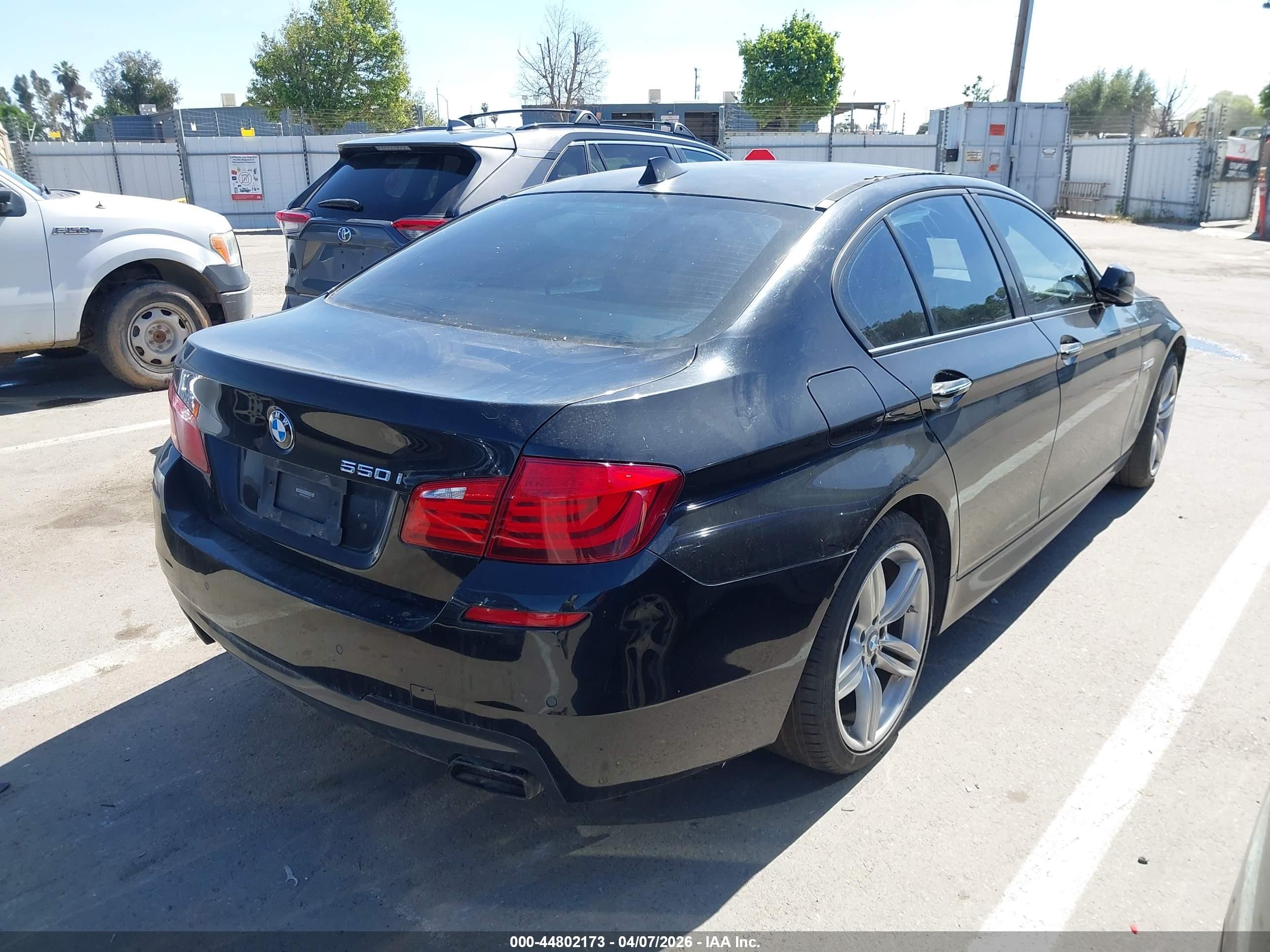 2012 Bmw 550i   Черный vin: WBAFR9C53CDV59273