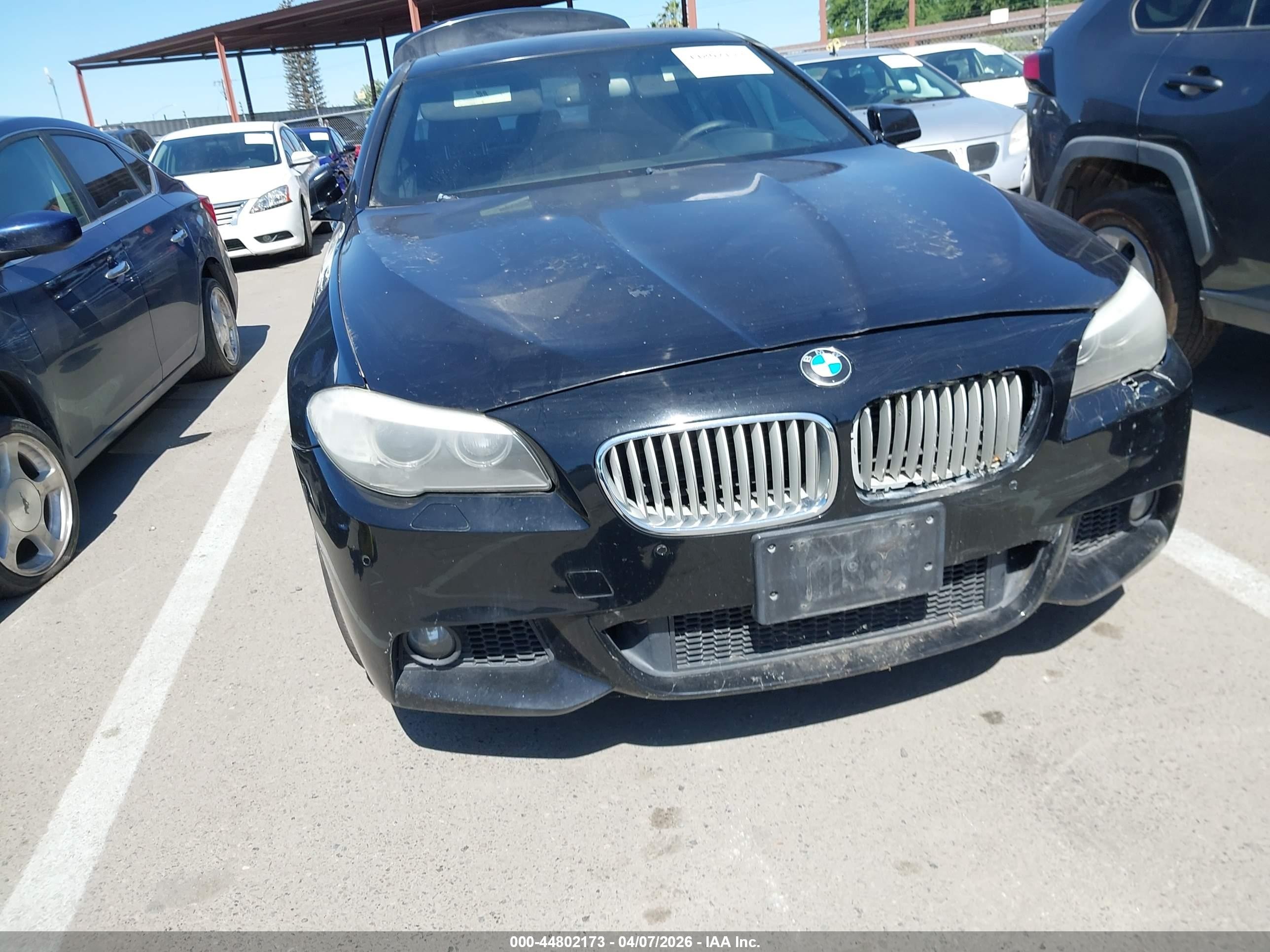 2012 Bmw 550i   Черный vin: WBAFR9C53CDV59273