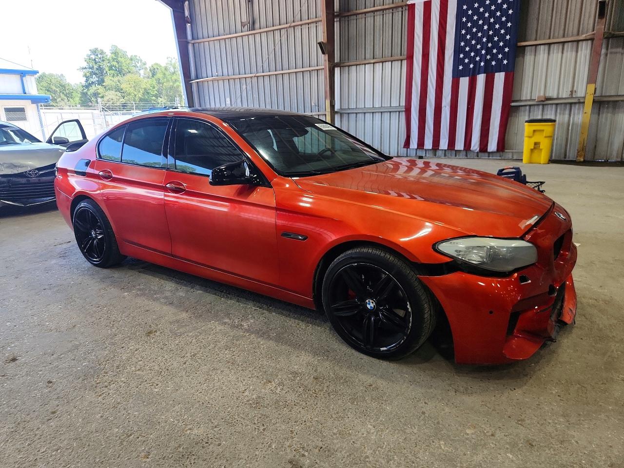 2012 Bmw 550 I Red vin: WBAFR9C53CDX78895