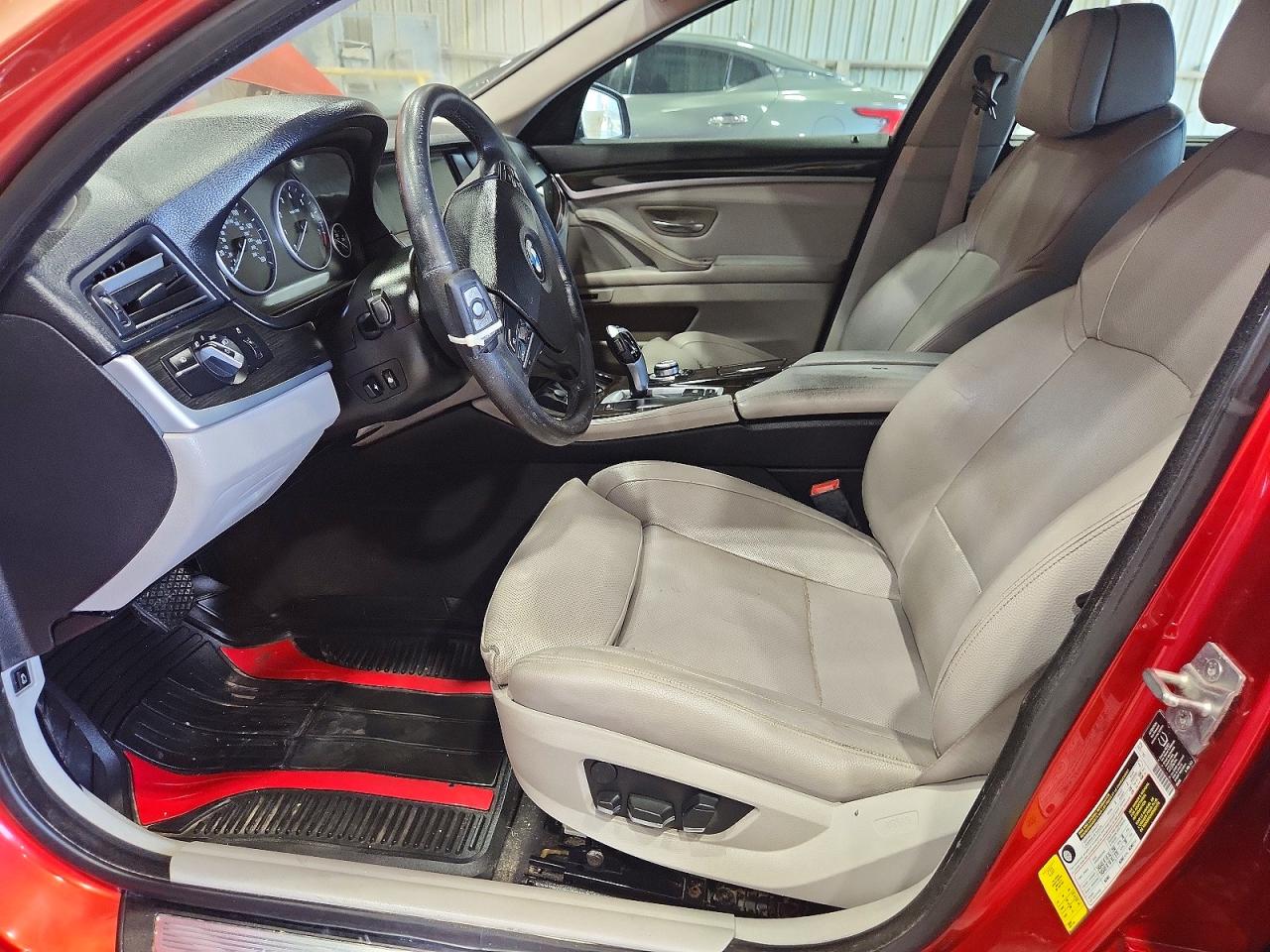 2012 Bmw 550 I Red vin: WBAFR9C53CDX78895