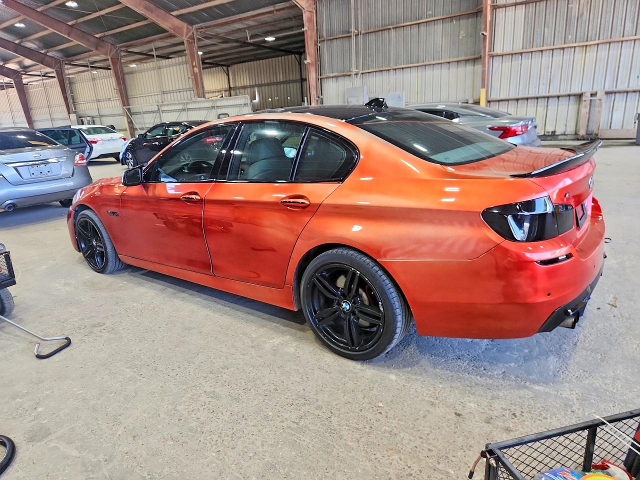 2012 Bmw 550 I Red vin: WBAFR9C53CDX78895