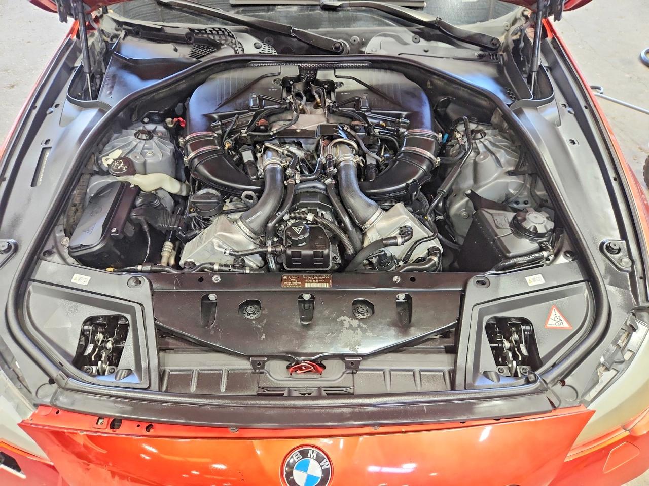 2012 Bmw 550 I Red vin: WBAFR9C53CDX78895