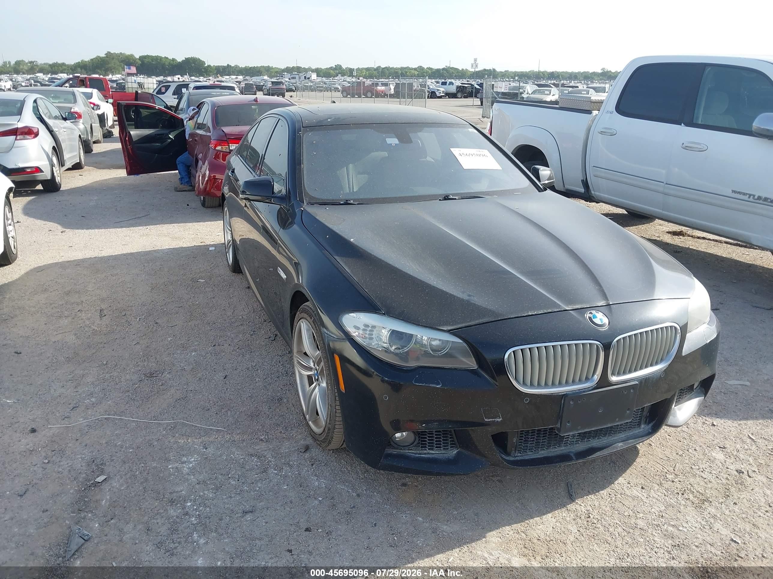 2013 Bmw 550i   Black vin: WBAFR9C53DDX80020